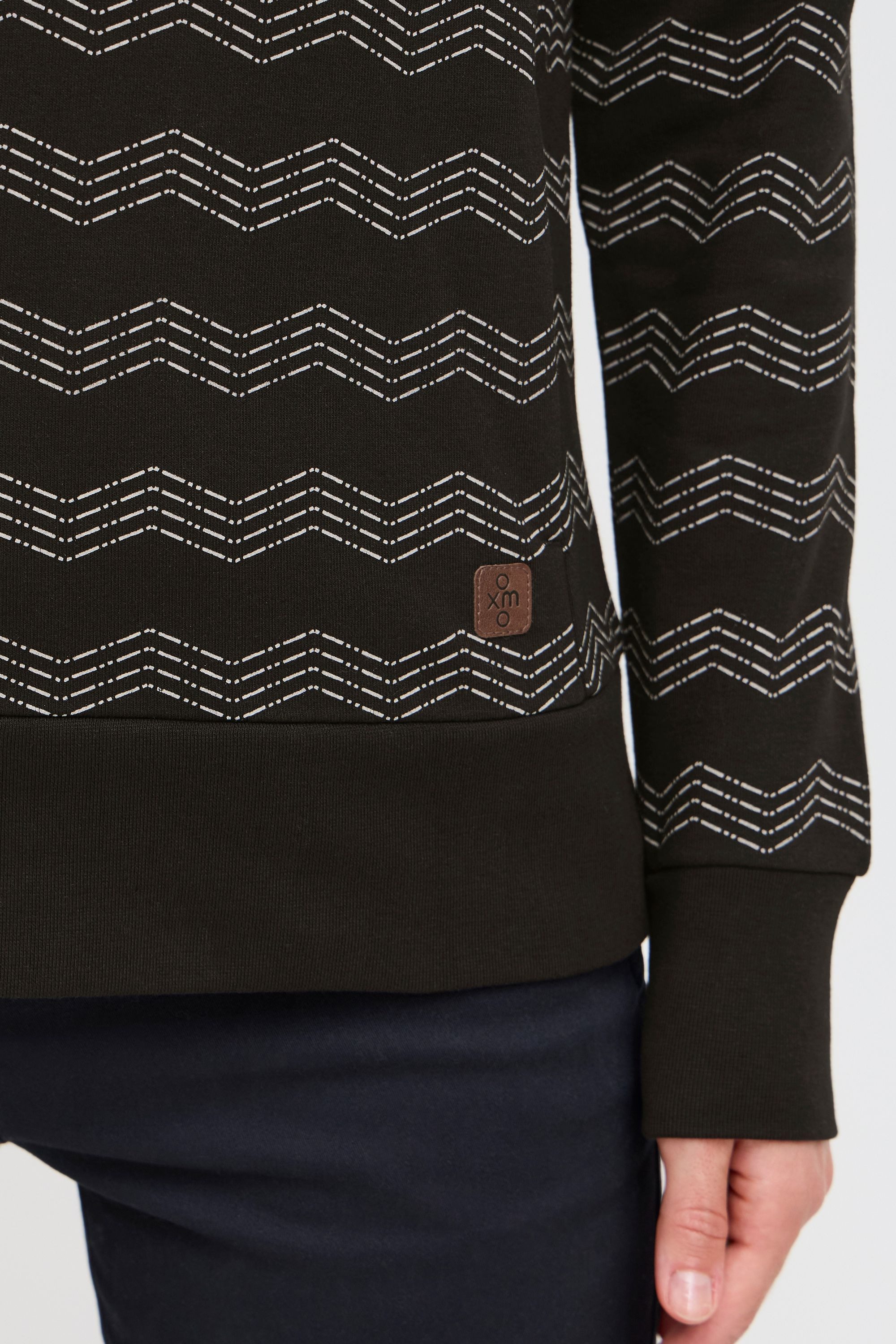 OXMO Sweatshirt OXVernita Modischer Sweater mit hohem Kragen