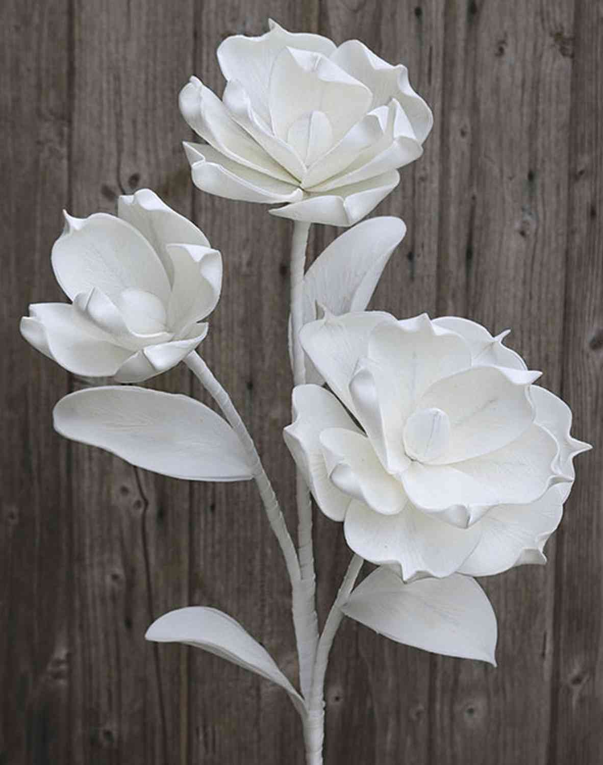 Kunstzweig Deko Kamelien Zweig Rania, weiß, 95cm, Ø20cm Kamelie, artplants, Höhe 95.0 cm