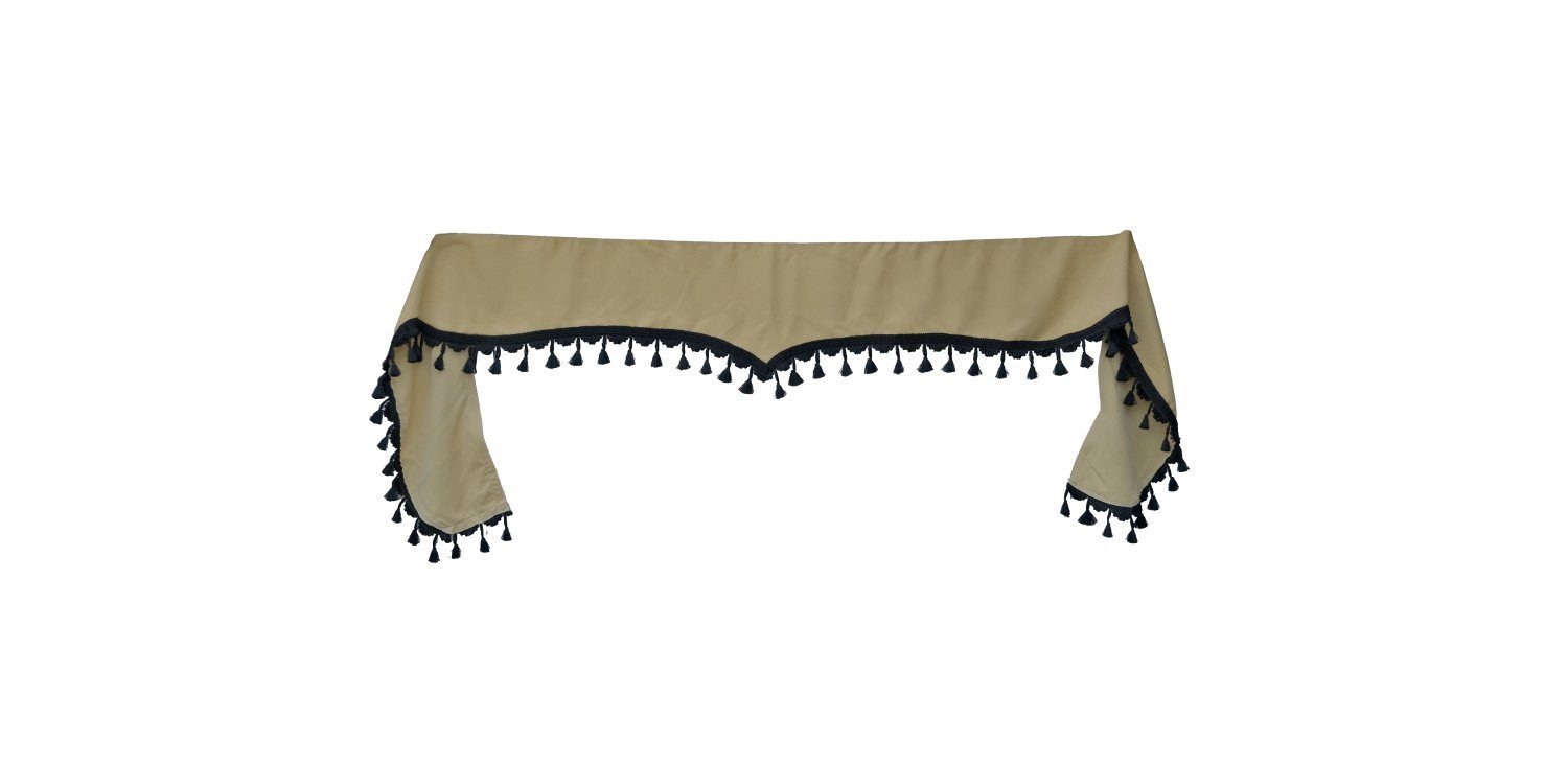 Gardinen by Justyna Verdunkelungsvorhang Lkw Gardine Beige (5 St), Kräuselband, verdunkelnd, Vorhänge,Verdunkelt,Blickdicht,Truckvorhang,Sichtschutz