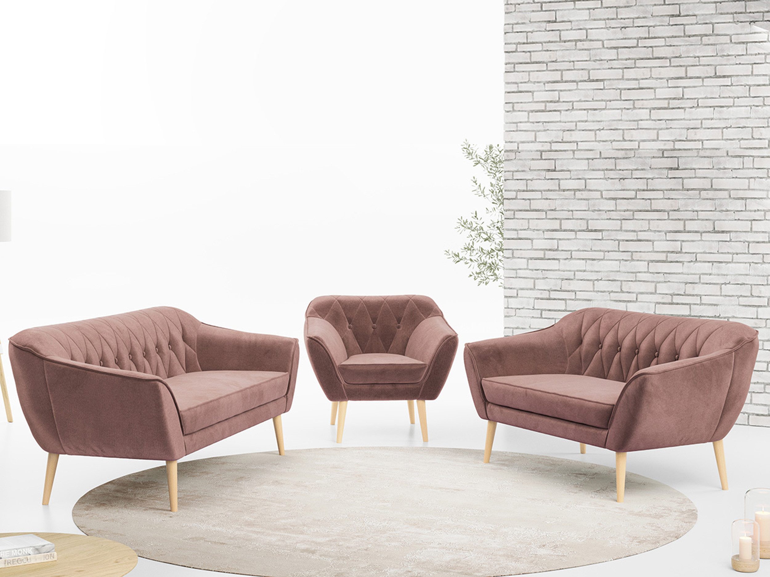 MKS MÖBEL Sofa PIRS 3 2 günstig online kaufen