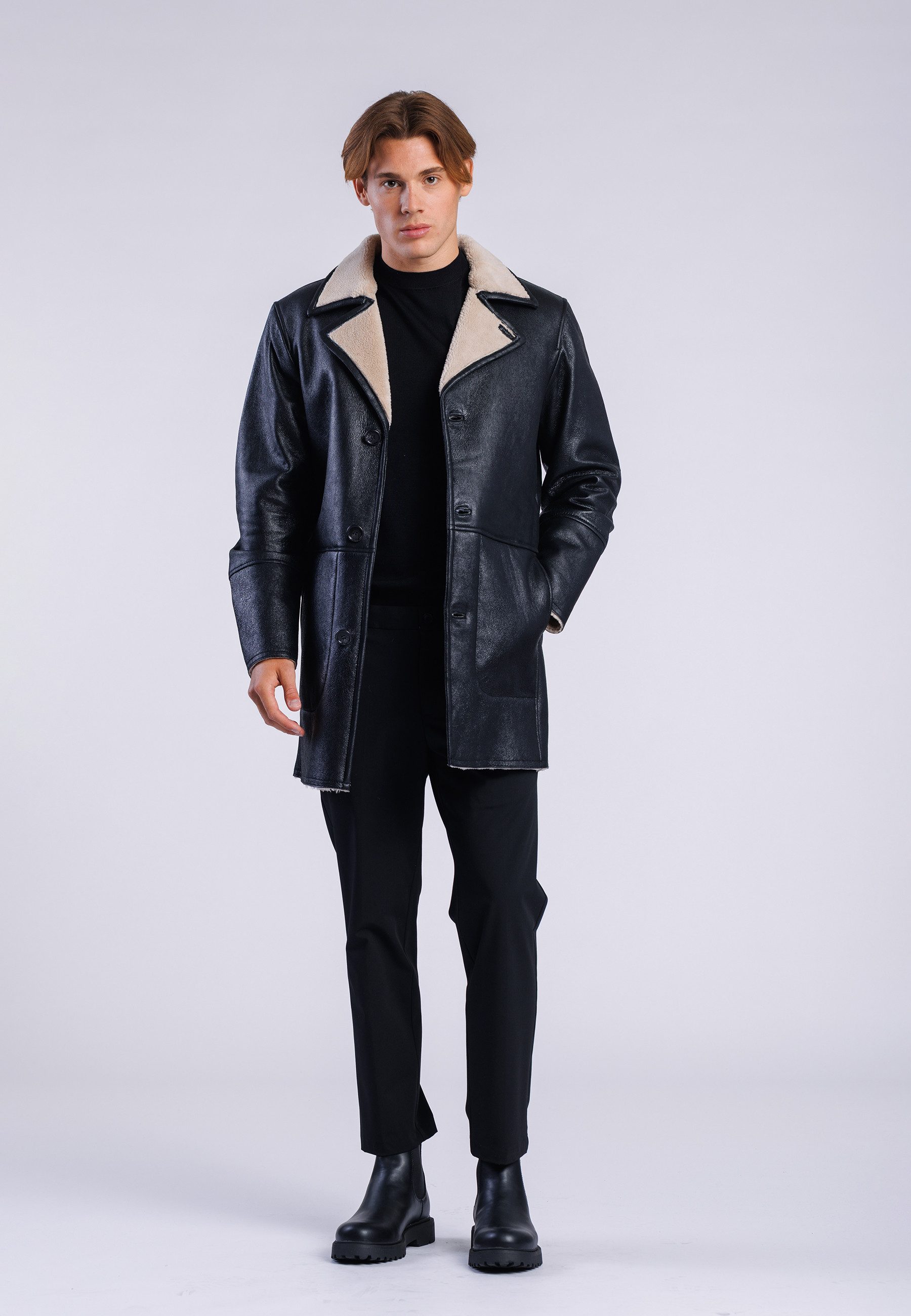 Freaky Nation Lederjacke Silent Power-FN