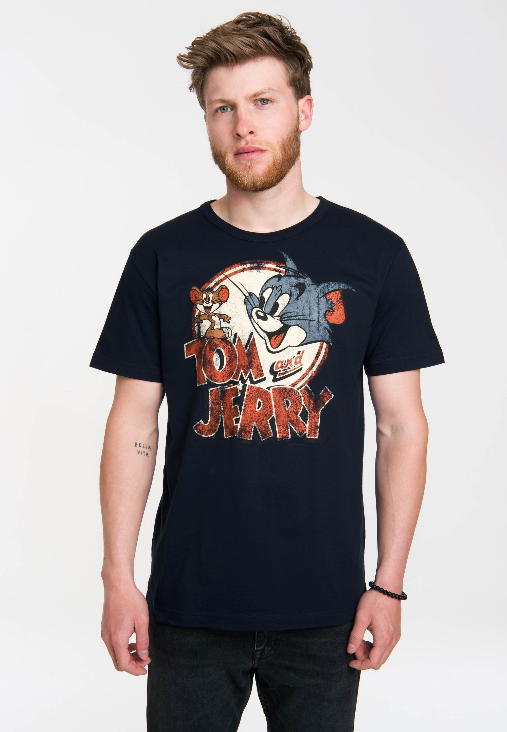 LOGOSHIRT T-Shirt Tom und Jerry mit günstig online kaufen