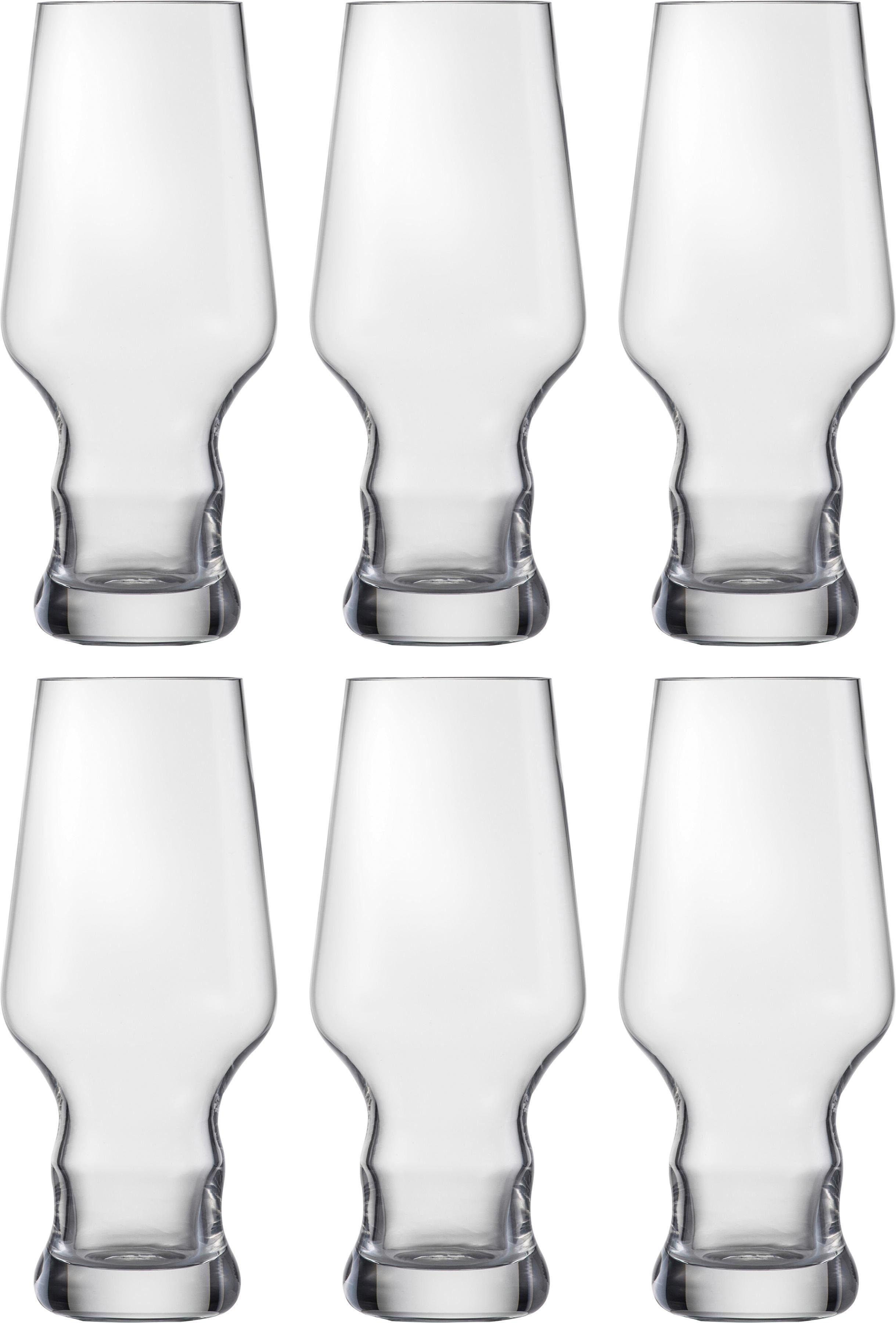 Eisch Bierglas Craft Beer Becher, Kristallglas, bleifrei, 450 ml, 6-teilig,  Formgebung zur Unterstützung der Aromenentfaltung von Craft