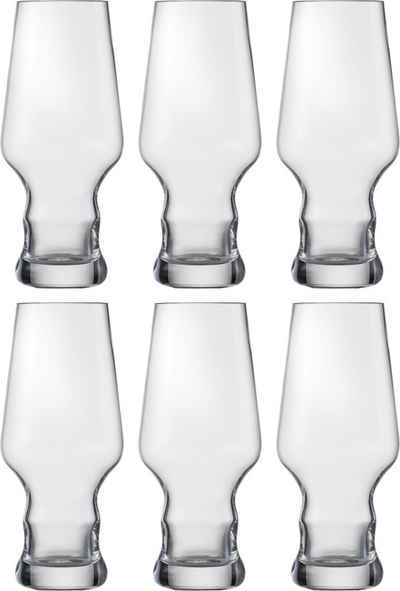 Eisch Bierglas »Craft Beer Becher«, Kristallglas, bleifrei, 450 ml, 6-teilig