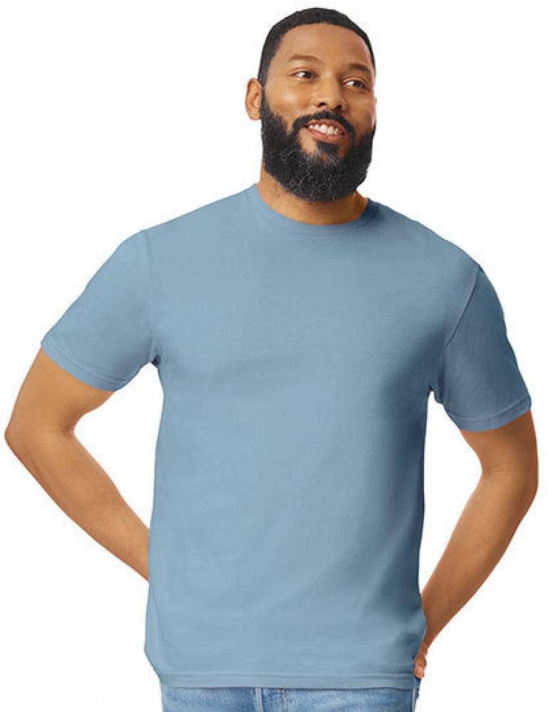 Rundhalsshirt Softstyle Herren T-Shirt modischer Kragen