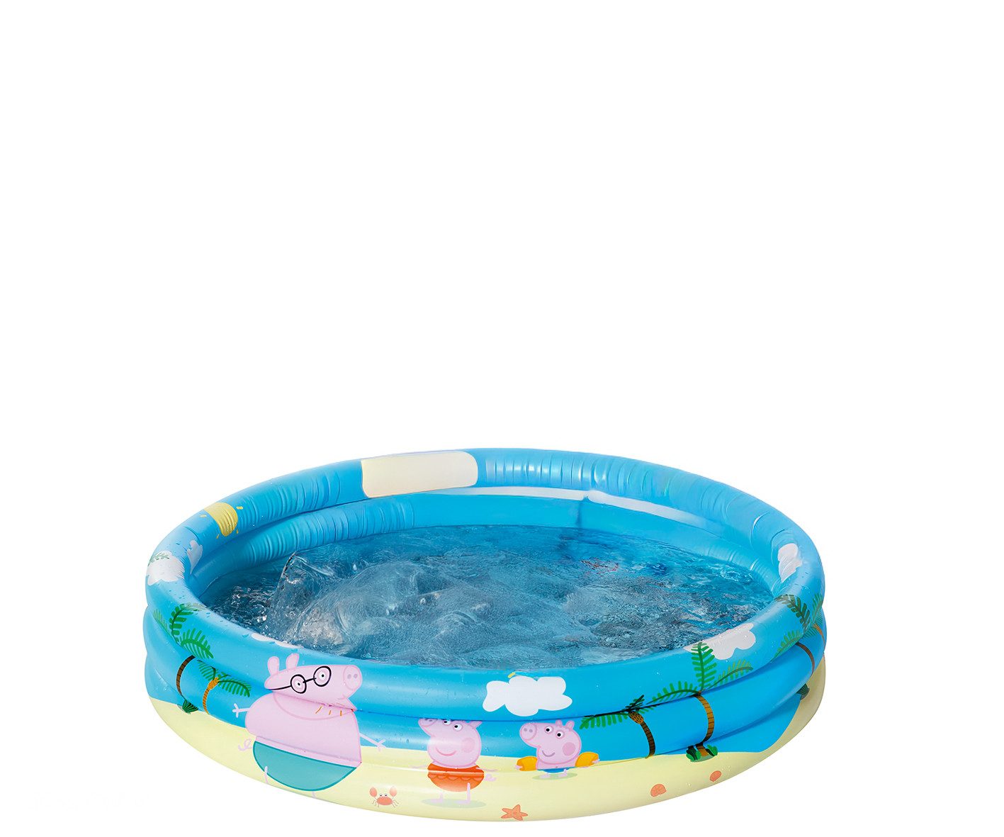 Happy People Planschbecken Peppa Pig 3-Ring Pool Kinder Planschbecken - Abmessung: 100x23cm