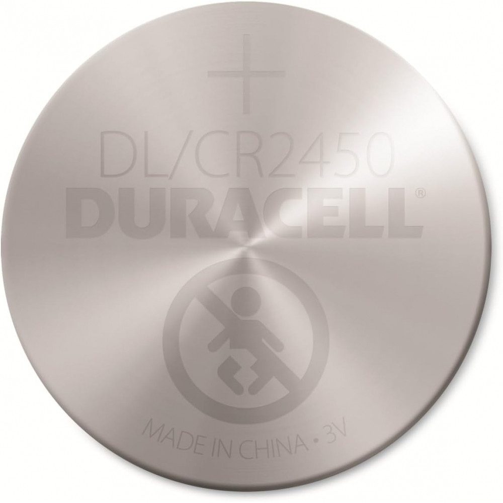 Duracell CR2450 - Knopfzellen-Batterie - 3V Lithium - silberfarben Knopfzelle