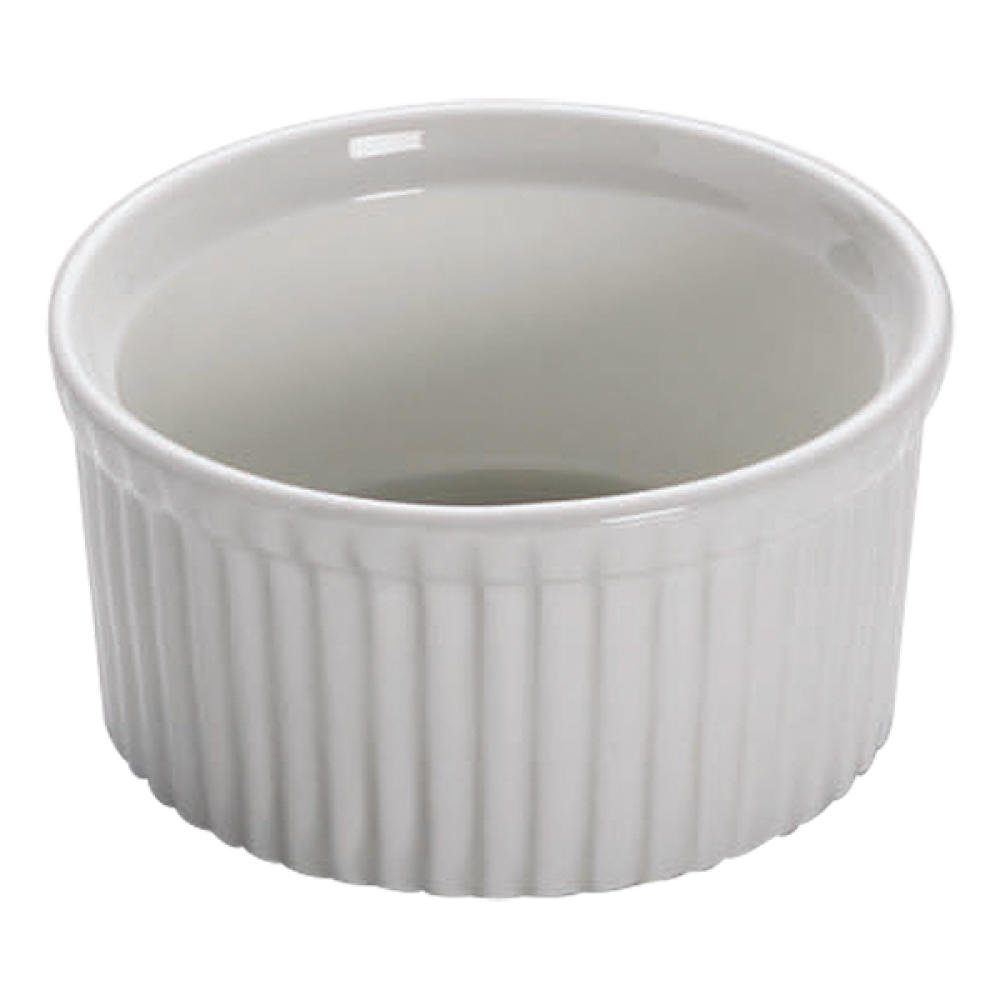 Auflaufform White Basics Kitchen Rund Porzellan Weiß 150 ml