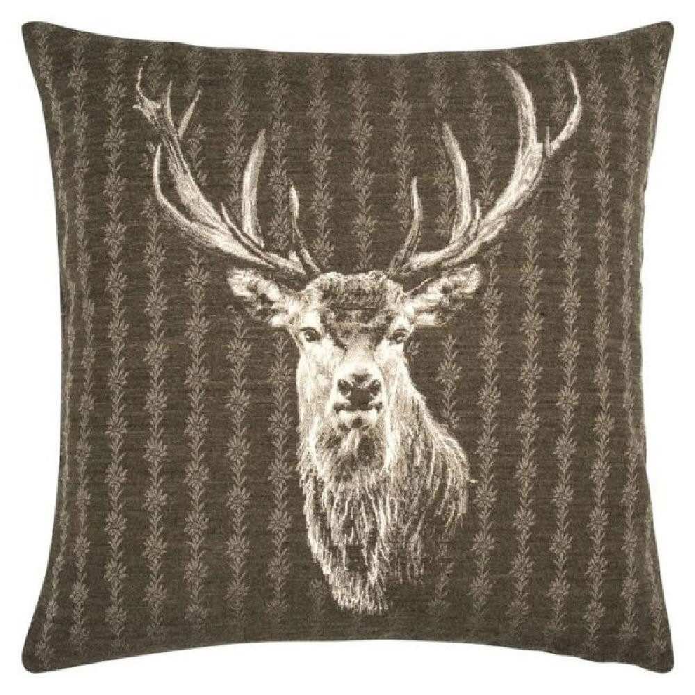 PAD Kissenhülle Kissenhülle Urban Hirsch Olive günstig online kaufen