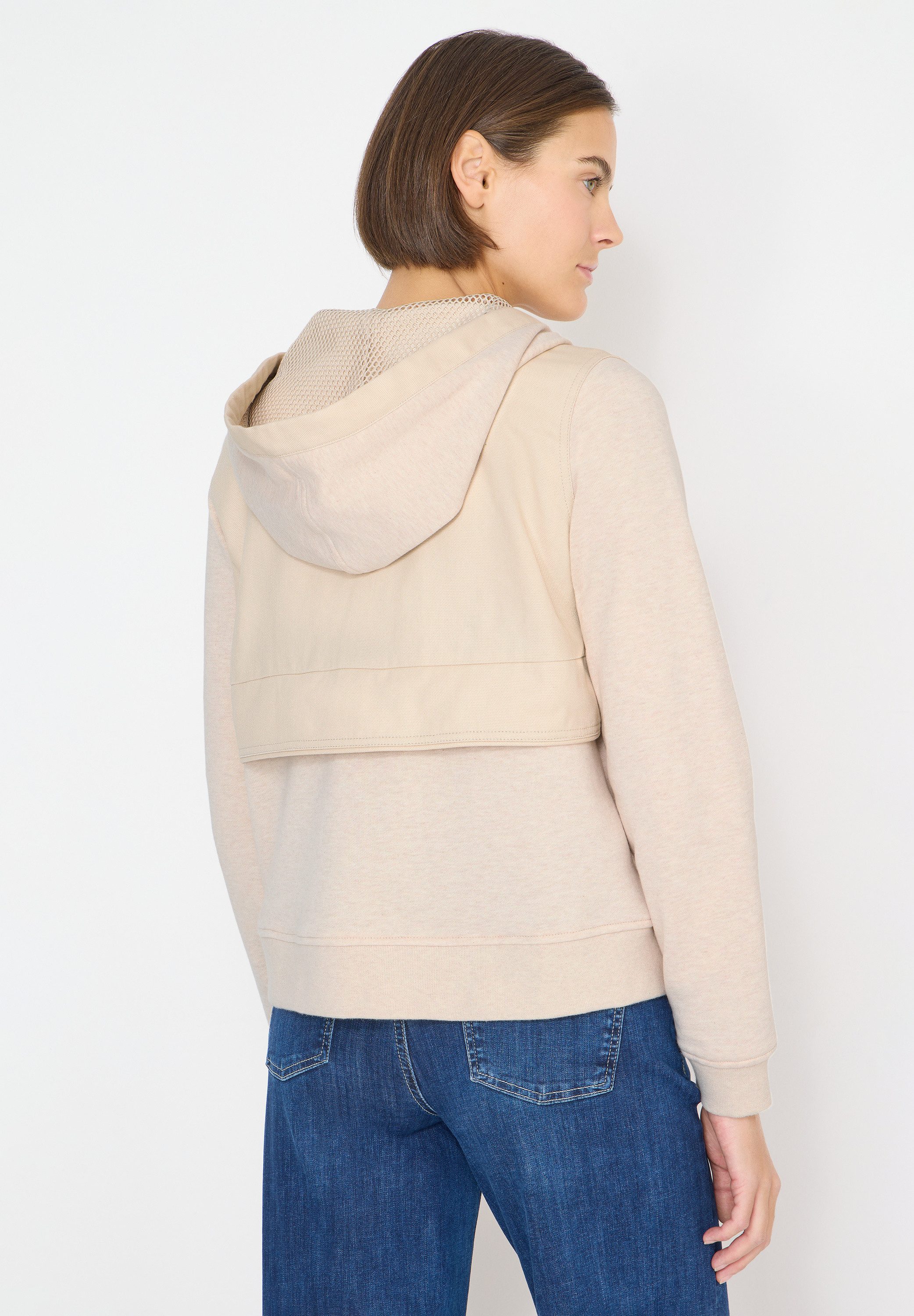 CECIL Sweatjacke mit Strukturmix
