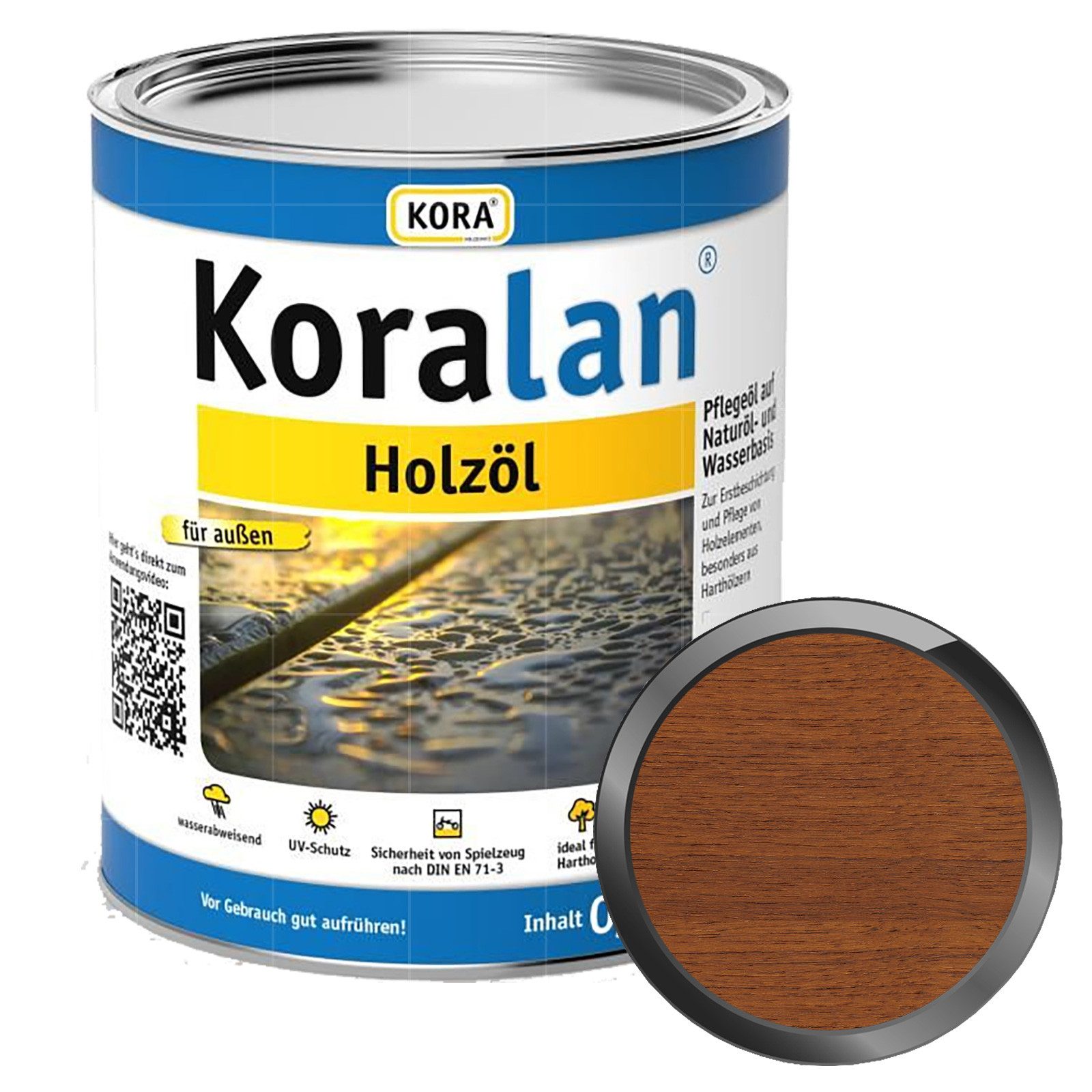 KORA Holzöl Koralan Holzöl - 0.75 Ltr