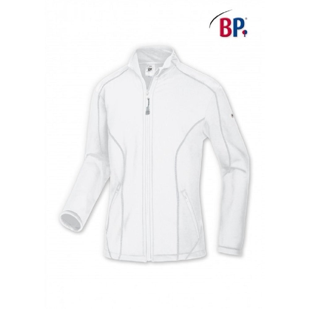 bp Arbeitsjacke BP® Fleecejacke 1745-679-110 Weiß Fleece Sweatjacke Jacke Herren Arbeitsjacke Workwear 1745-679-21
