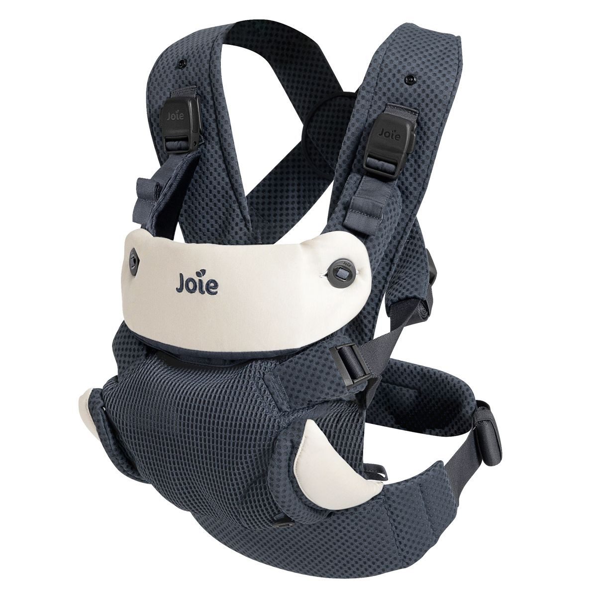 Joie Babytrage Savvy Lite Air - Indigo, Baby Kinder Bauchtrage für Neugeborene ab 3,5 -14 kg 3 Tragepositionen