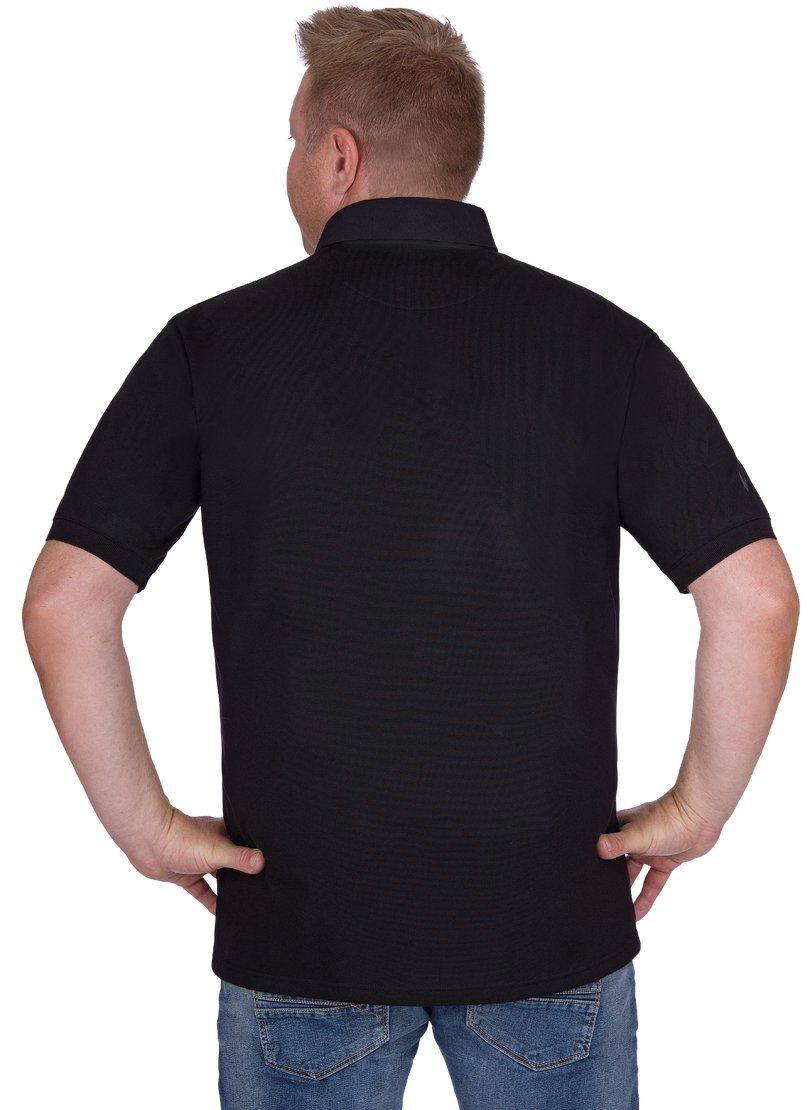 Trigema Poloshirt Business-Poloshirt schwarz TRIGEMA