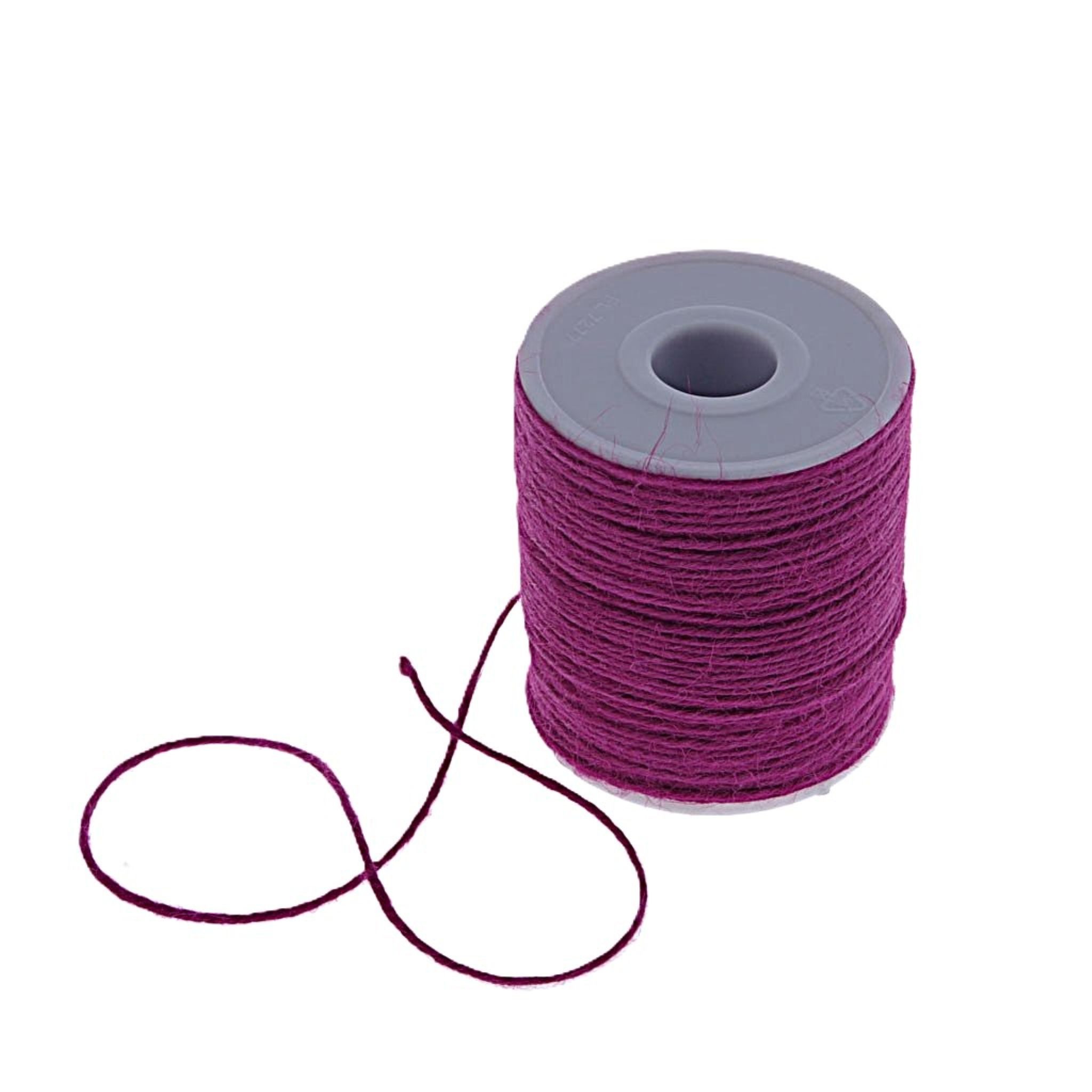 Deko AS Kordel Jutekordel-2mm-100m-col.55-pink-29004-2-100-55