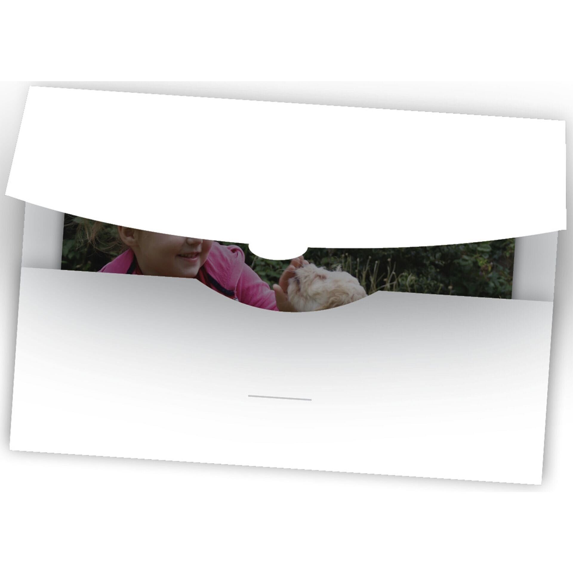 Daiber Foto-Hülle 1x50 Daiber Schutzumschlag bis 15x20cm weiß