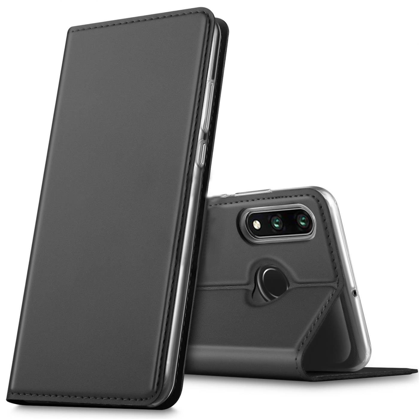 CoolGadget Handyhülle Magnet Case Handy Tasche für Huawei P30 Lite 6,2 Zoll, Hülle Klapphülle Ultra Slim Flip Cover für P30 Lite Schutzhülle