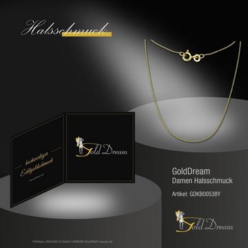 GoldDream Goldkette GoldDream Damen Colliers Halskette 38cm (Collier), Damen Colliers Halskette 38cm, 333 Gelbgold - 8 Karat, Farbe: goldfarb