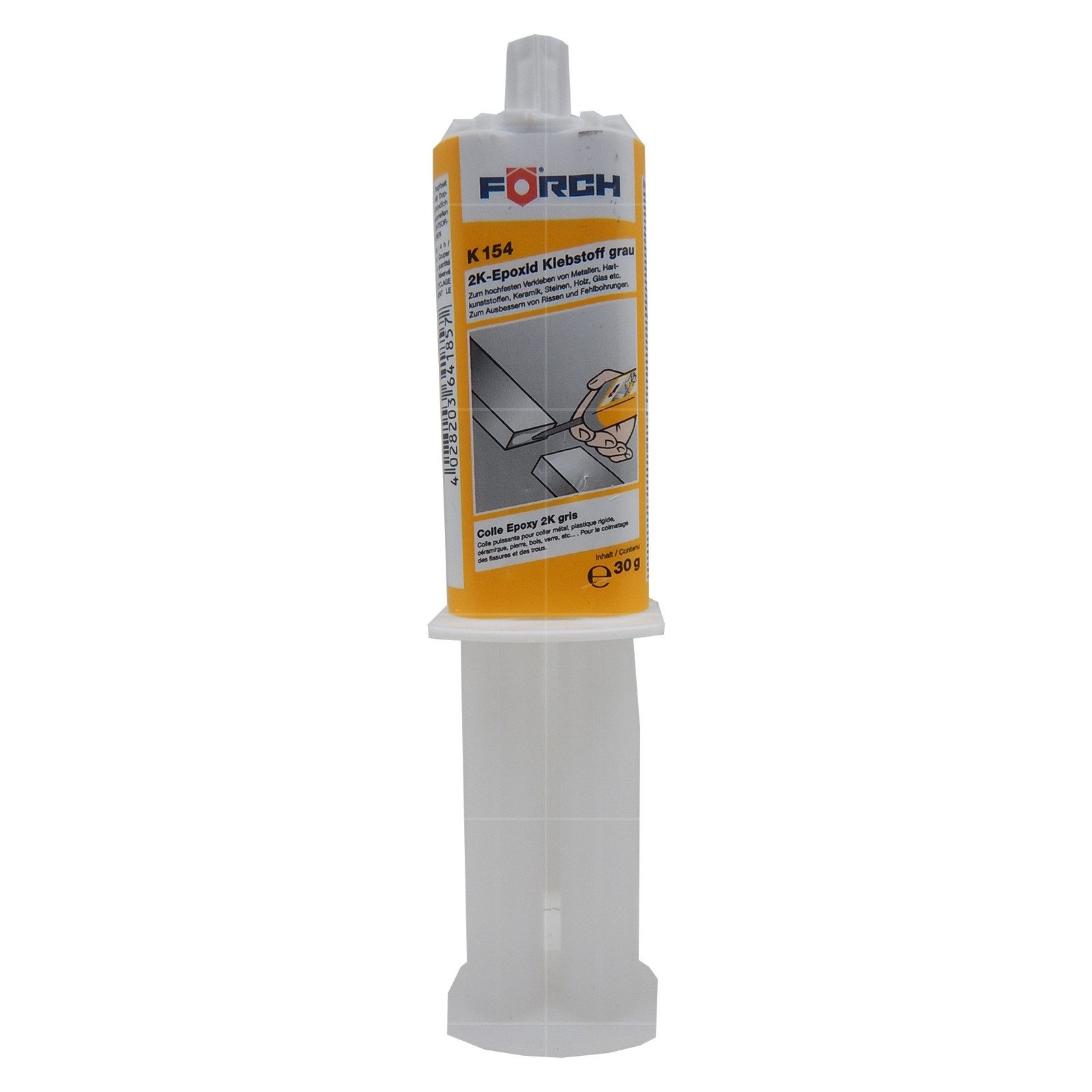 FÖRCH Klebstoff K154 2K-Epoxid Klebstoff - 0.030 Kg (Grau)