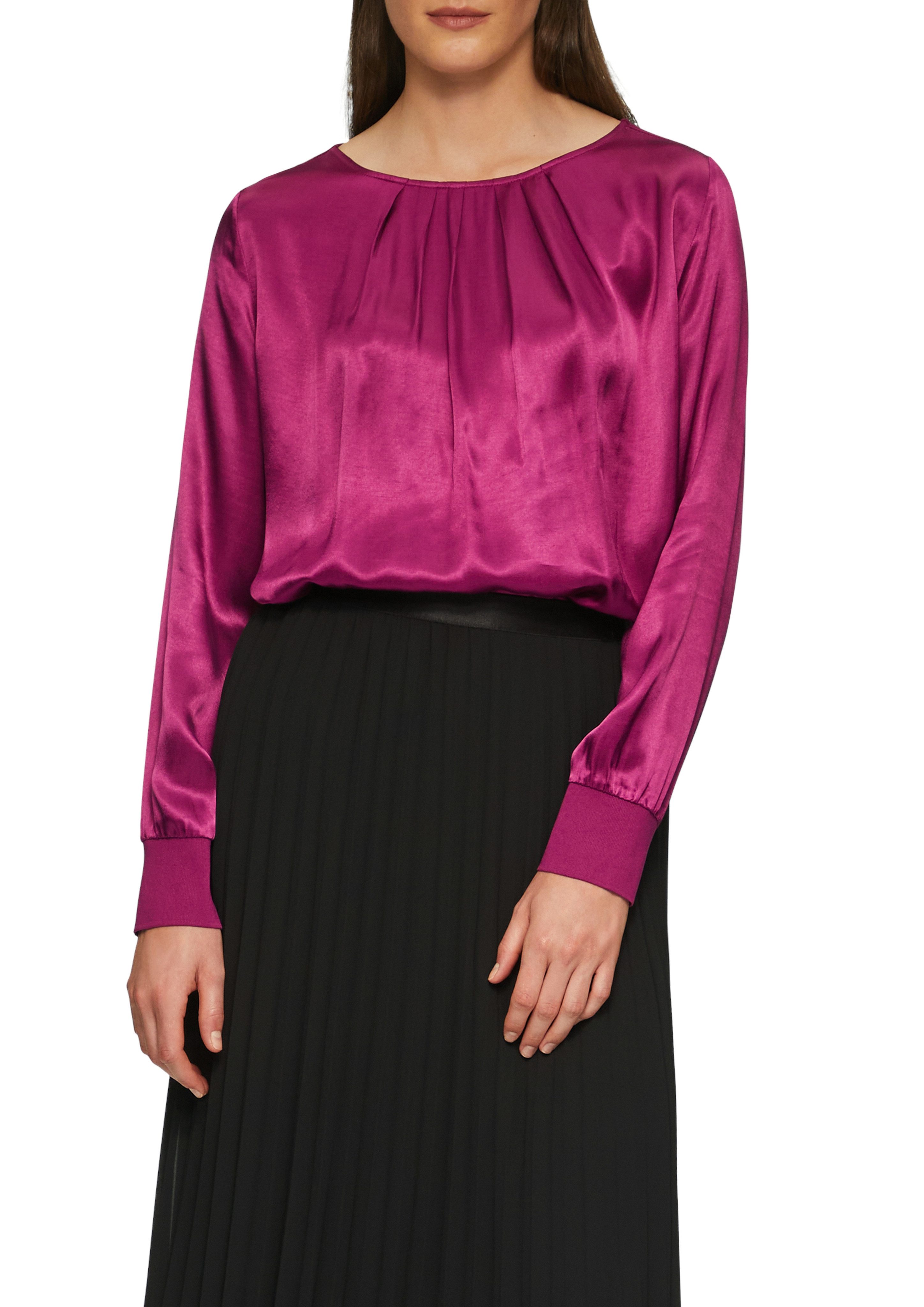 s.Oliver BLACK LABEL Langarmshirt mit U-Boot günstig online kaufen
