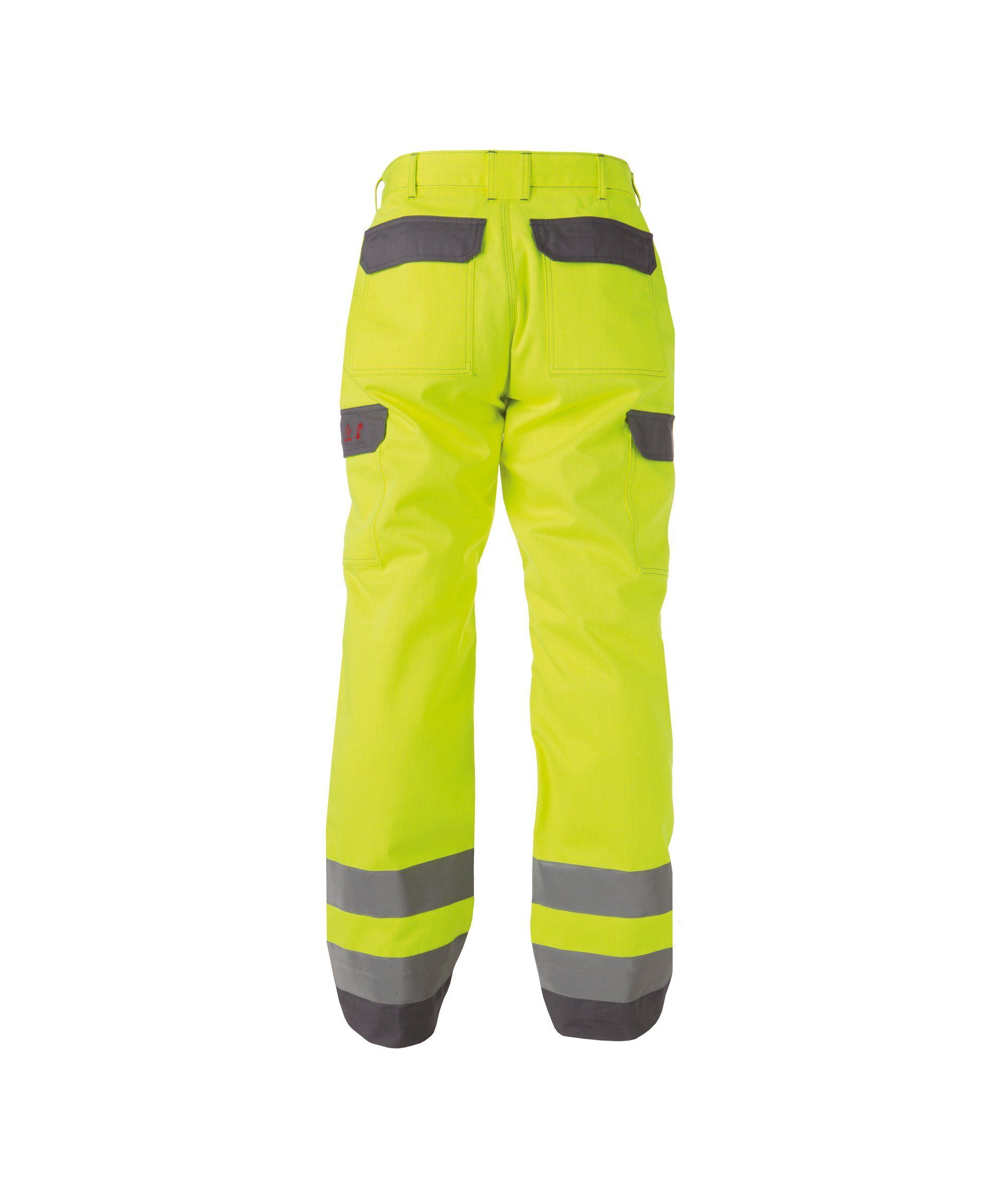 Multinorm Dassy Warnschutzhose mit (1-tlg) Kniepolstertaschen Arbeitshose Manchester