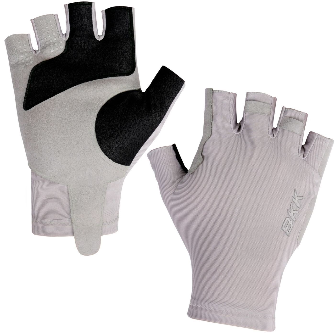 BKK Angelhandschuhe BKK Flamingo Half Finger Gloves 2 Light Grey - Angelhandschuhe
