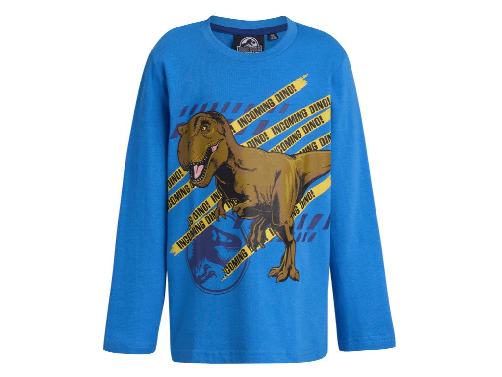 Jurassic World Langarmshirt Longsleeve JURASSIC WORLD Longsleeve Langarm T-Shirt 4-8 Jahre