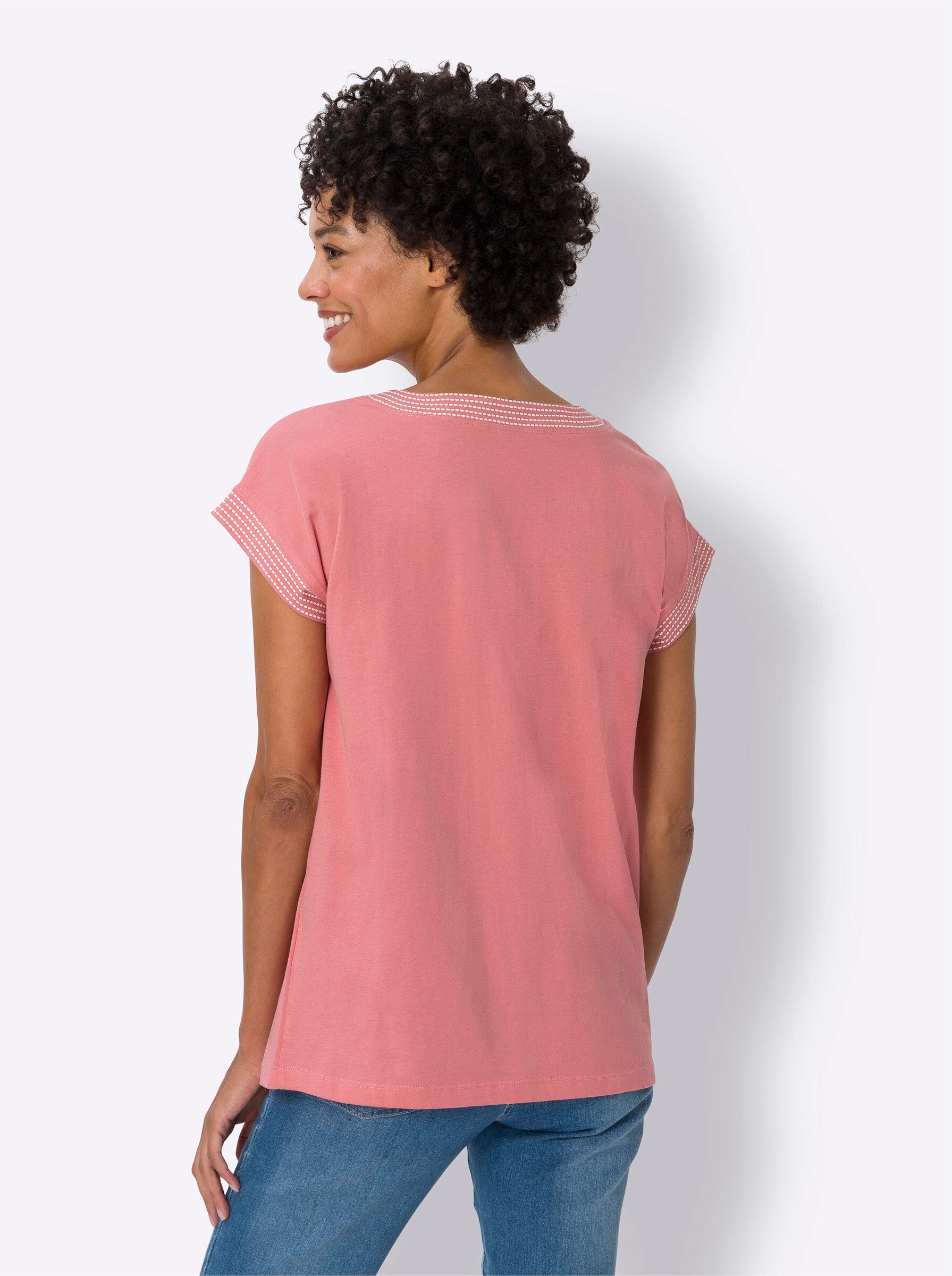 Sieh an! T-Shirt flamingo-ecru