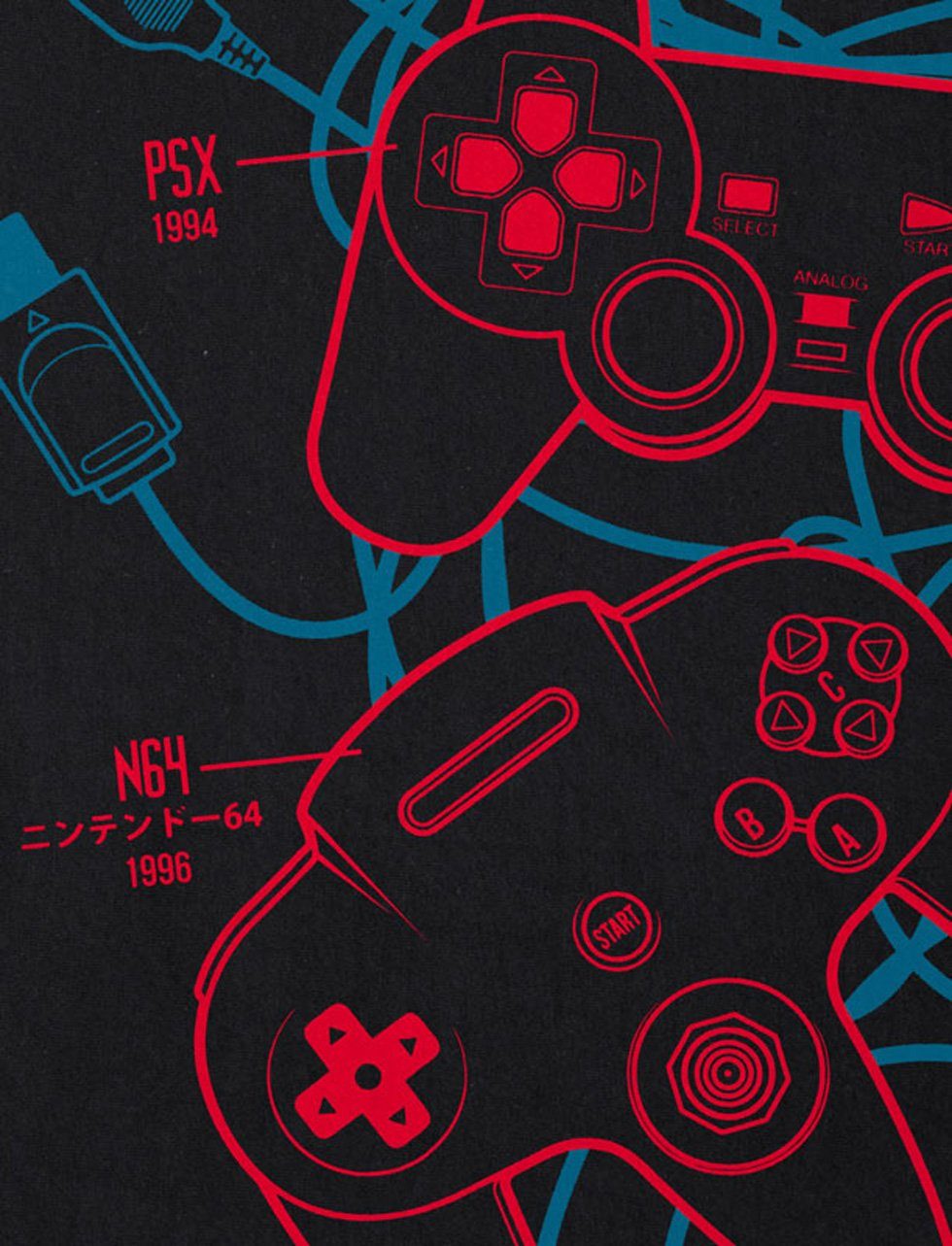 style3 T-Shirt Controller Kabelsalat classic retro gamer sega nintendo play günstig online kaufen
