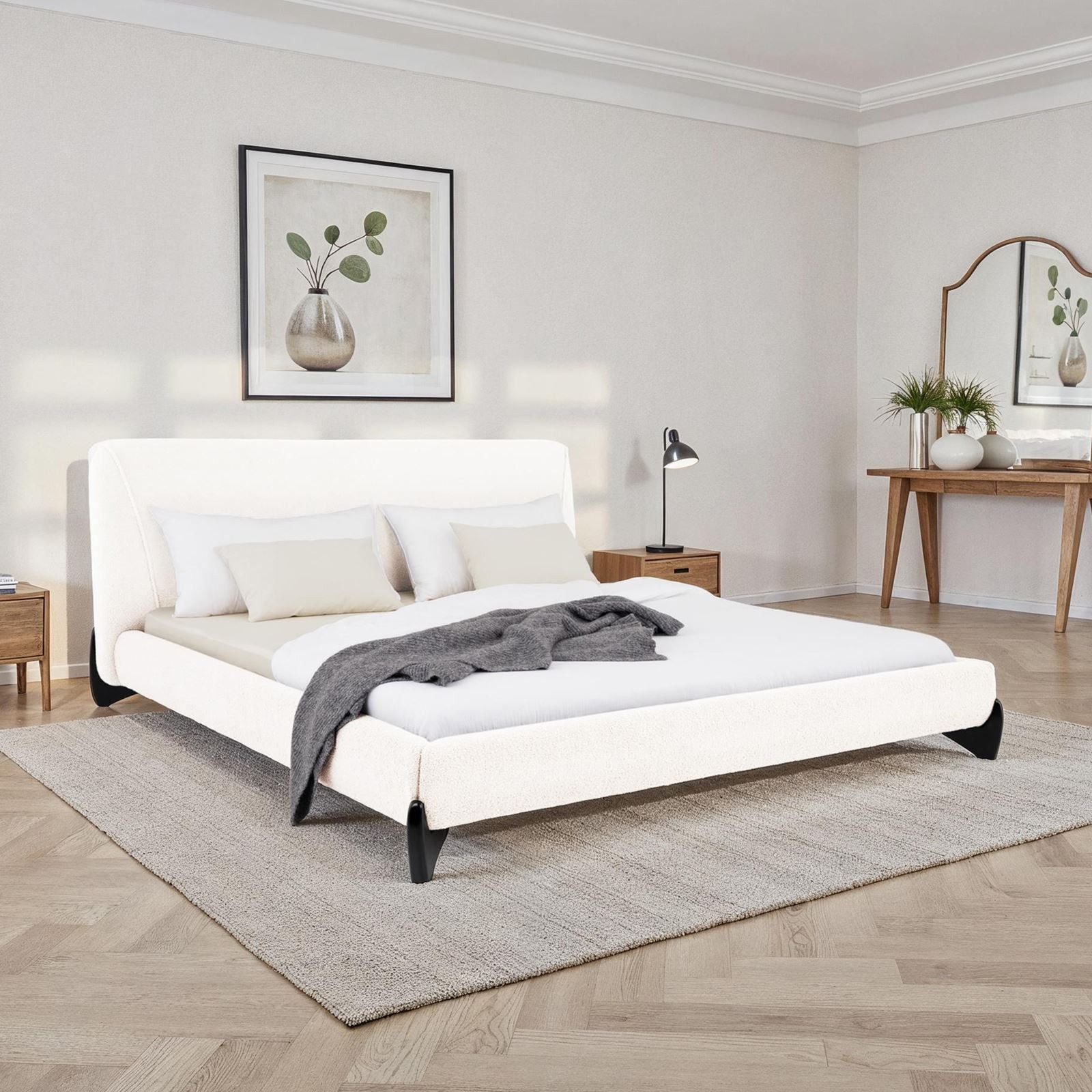 IDIMEX Polsterbett PATERNA, Doppelbett 180x200 cm mit Lattenrost und Polste günstig online kaufen