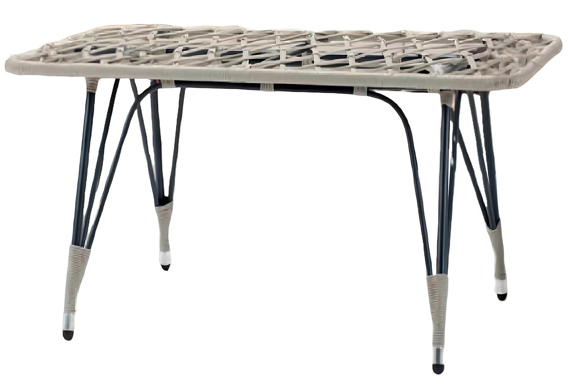 Xlmoebel Gartentisch Rattan Beistelltisch mit modernem Design für Terrasse und Garten (Couchtisch), Hergestellt in Europa