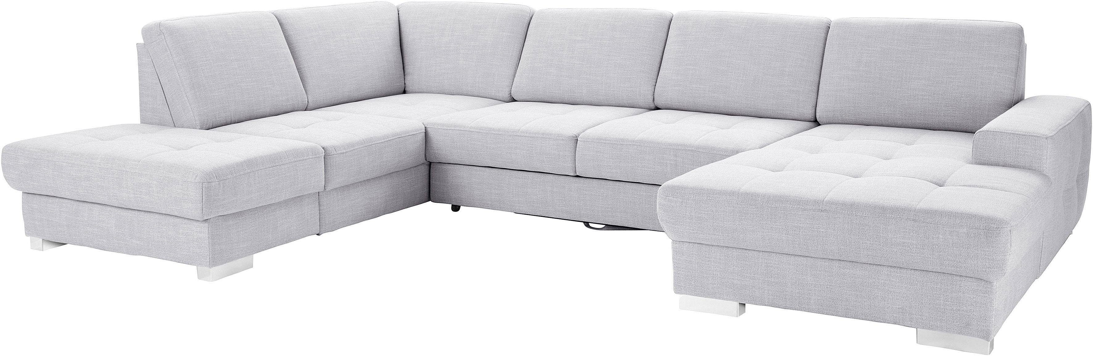 sit&more Wohnlandschaft "Santorini U-Form" mit Federkern und Sitztiefenvers günstig online kaufen