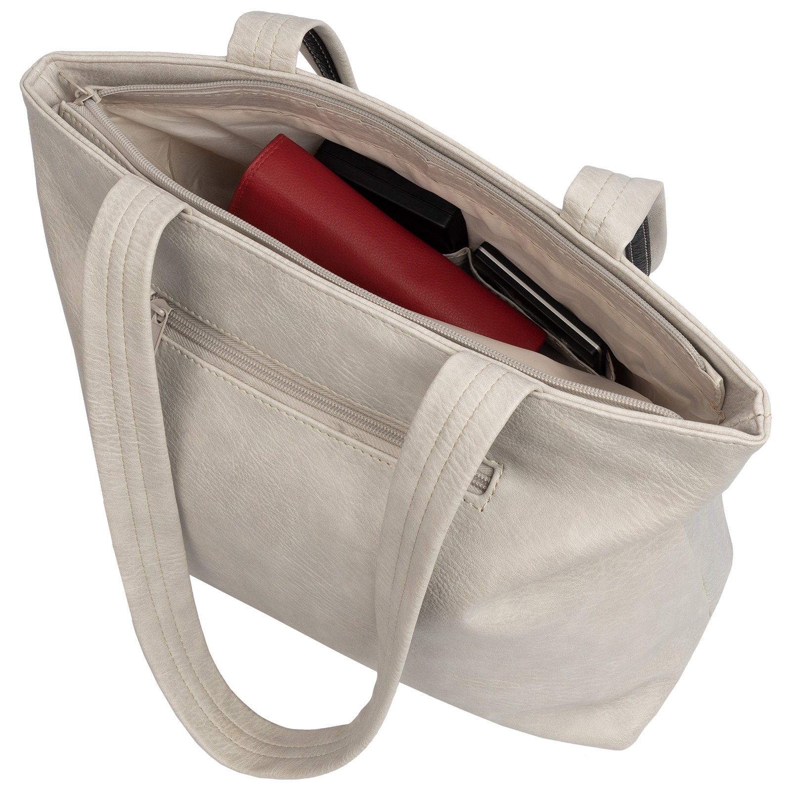 EAAKIE Umhängetasche Damen Tasche Schultertasche Umhängetasche Leder Optik Handtasche, als Schultertasche,Shopper,Handtasche tragbar