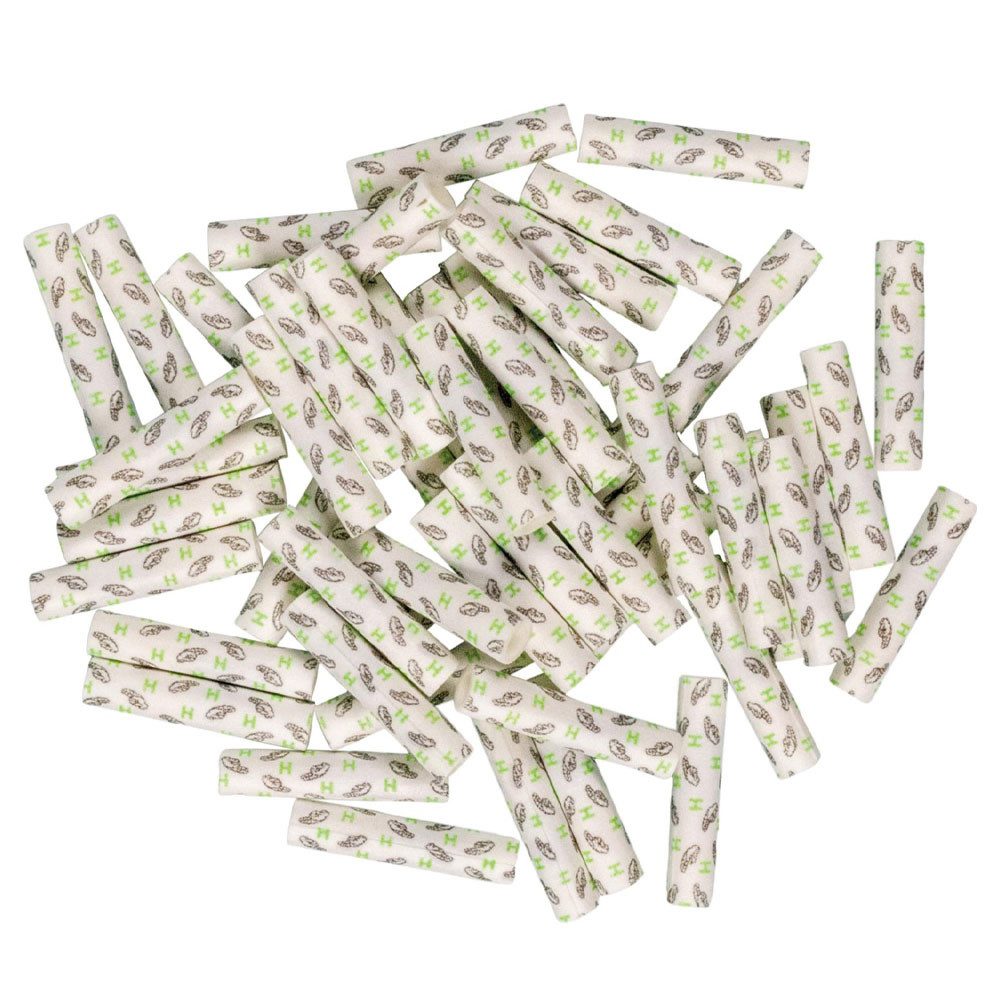 Hybrid Supreme Filters Aktivkohlefilter Aktivkohlefilter, Slim 6,4mm, Weiß, Premium Filter Tips, Hybrid Supreme Filters