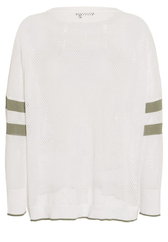 MARC AUREL Strickpullover Strick white varied günstig online kaufen