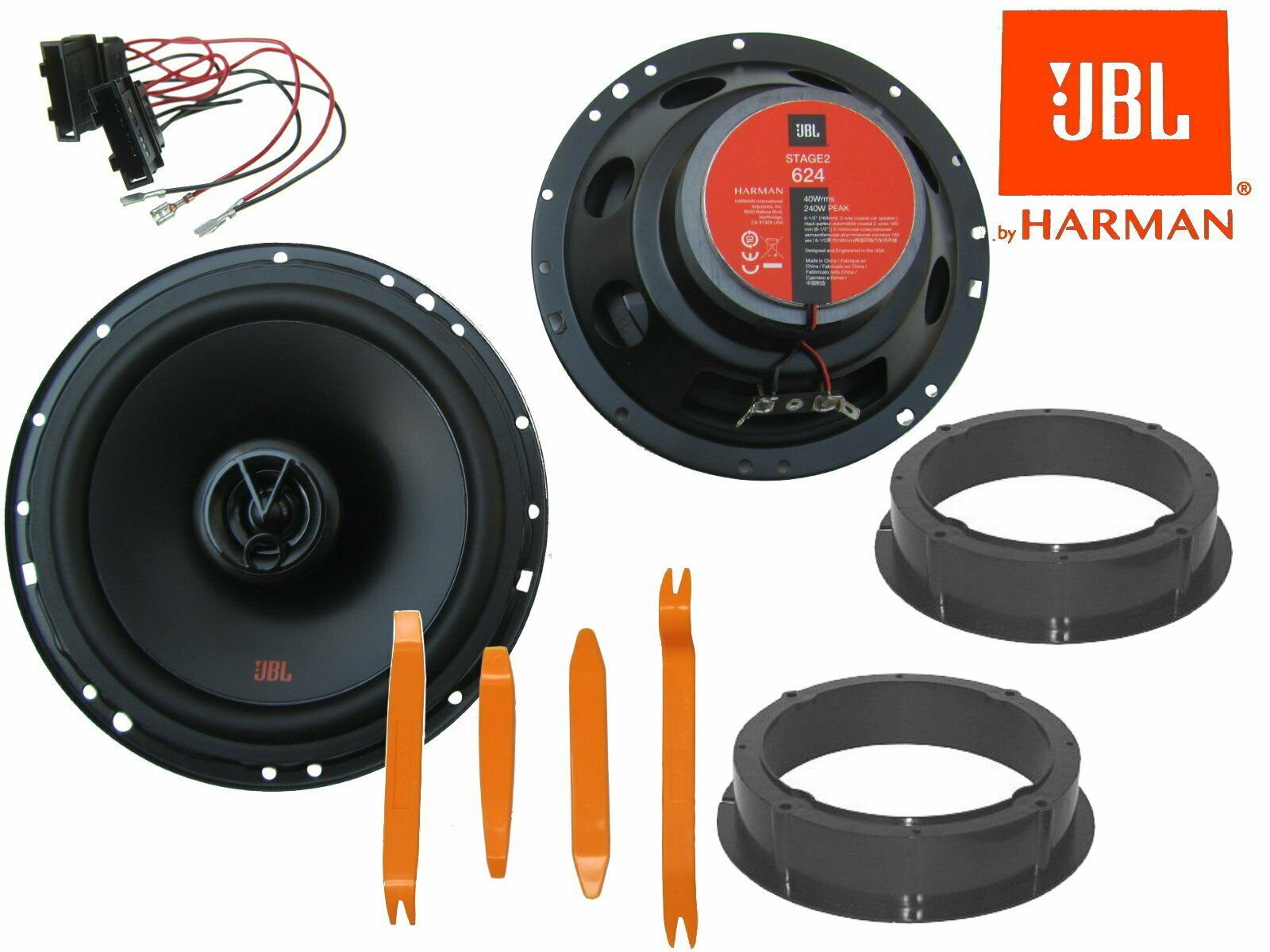 DSX JBL für Ausbau Vorn W) (40 W VW Tür Set Auto-Lautsprecher Lupo Werkzeug 240 -05 98 