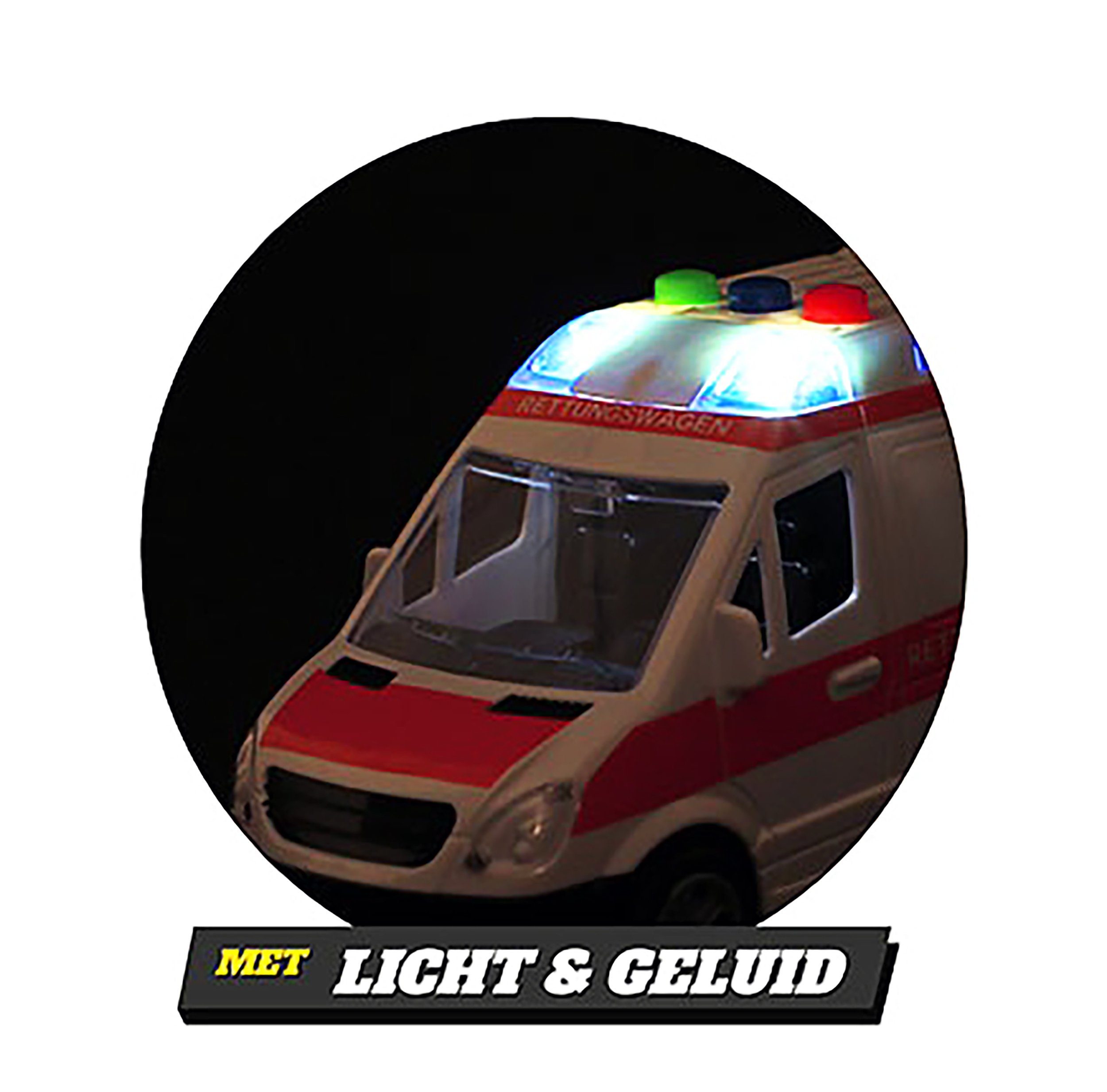 Toi-Toys Spielzeug-Krankenwagen »KRANKENWAGEN 15cm mit Licht und Sound  Friktionsantrieb Rettungswagen Modellauto Auto Spielzeugauto Spielzeug  Kinder Geschenk 67«