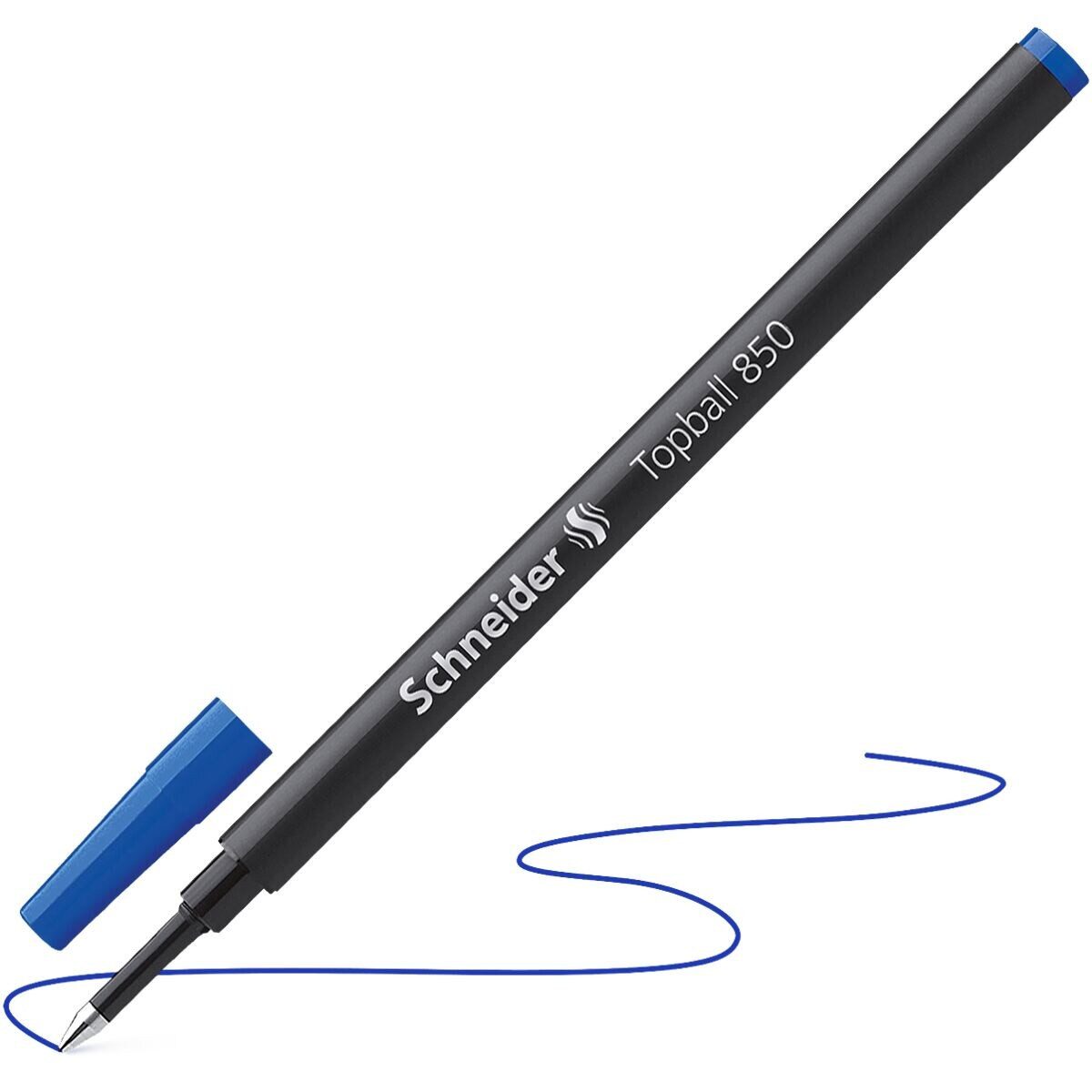 Schneider Tintenroller Topball 850, Mine mit Edelstahl-Konusspitze, Strichstärke: 0,5 mm (M)