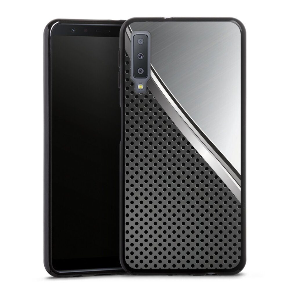 Handyhülle Carbon Stahl Metall Duo Metal Surface