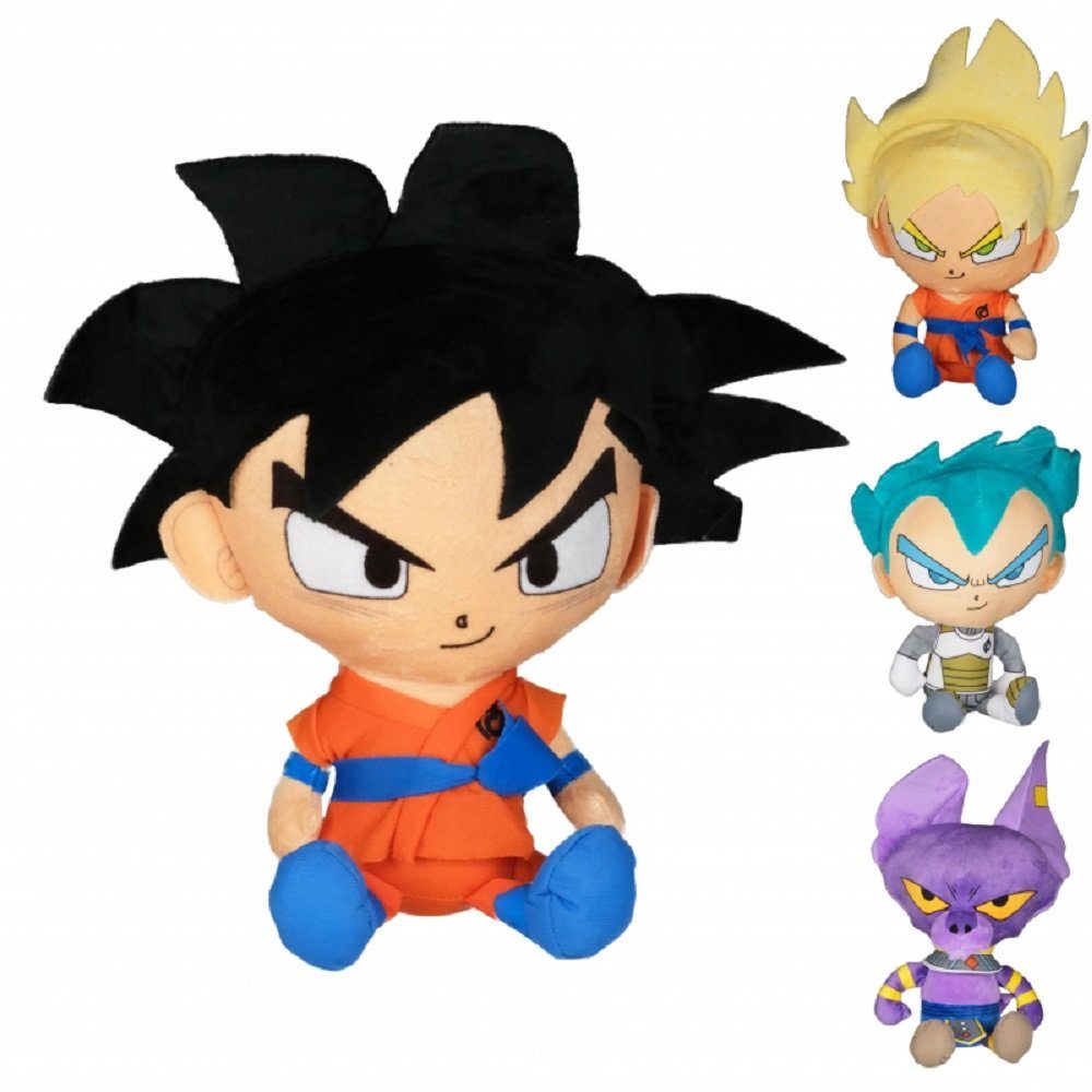 Play by Play Kuscheltier Vegeta Super Saiyan Haar Blau Dragon Ball Super Stehend 25 cm / 21cm (1-St), Super weicher Plüsch Stofftier Kuscheltier für Kinder zum spielen