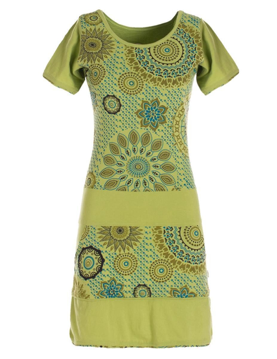 Vishes Sommerkleid Kurzarm Damen Sommer-Kleid Mini-Kleid günstig online kaufen