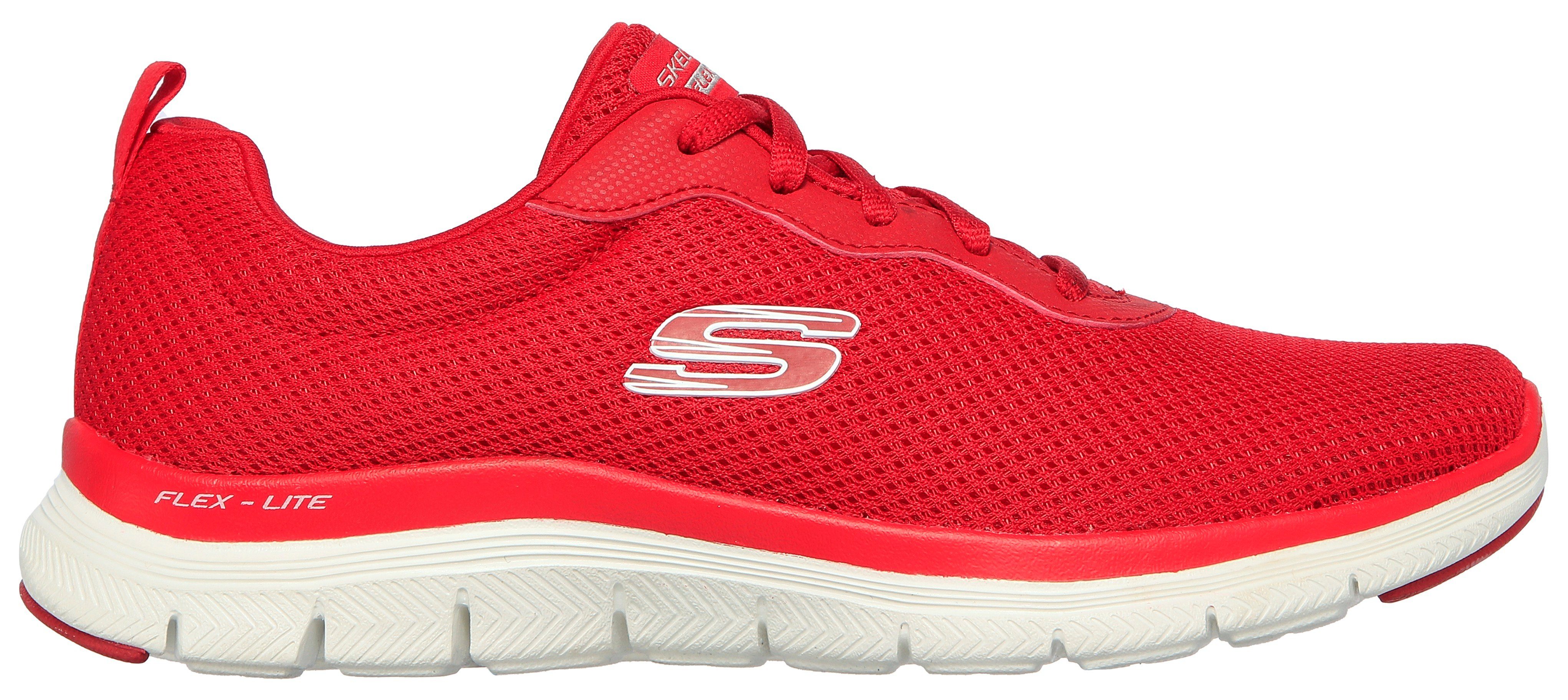 BRILLINAT Memory Air-Cooled 4.0 Ausstattung VIEW Sneaker APPEAL rot Skechers Foam mit FLEX