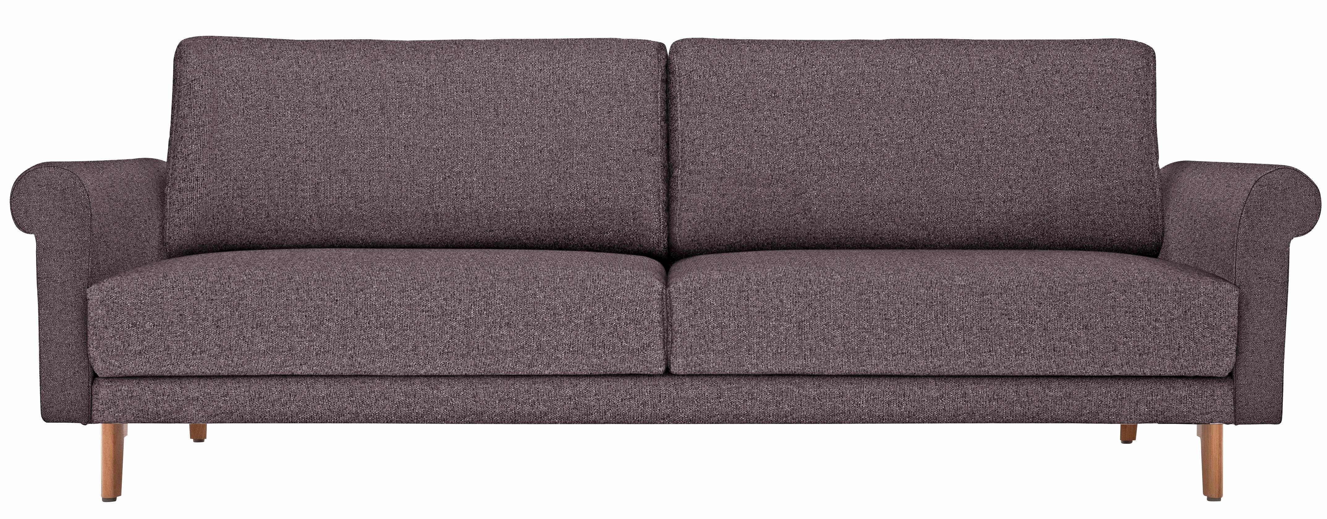 hülsta sofa 2-Sitzer hs.450, modern Landhaus, Füße in Nussbaum, Breite 168  cm