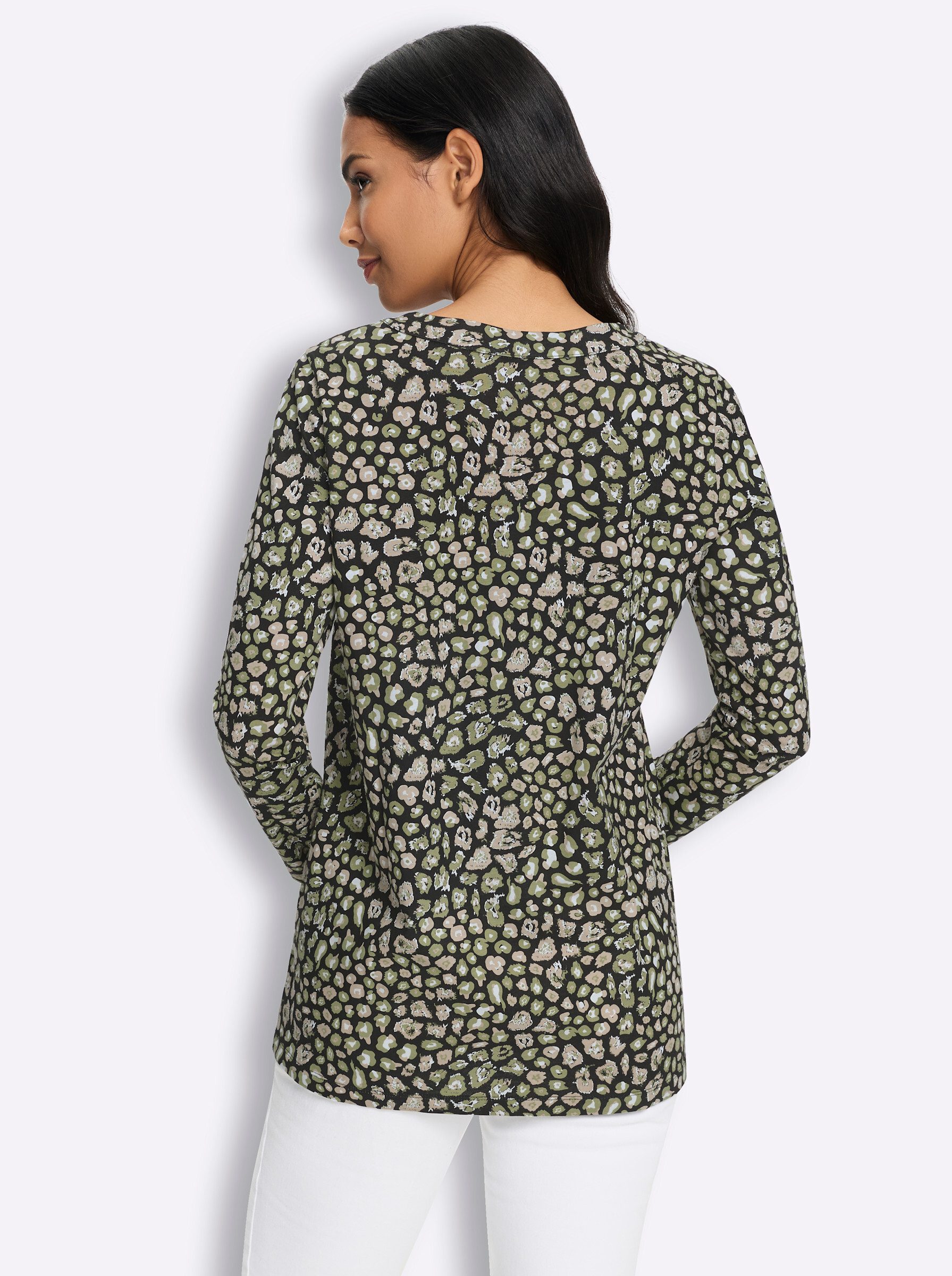 Sieh an! T-Shirt Longshirt Langarm – Bild 2 von 5
