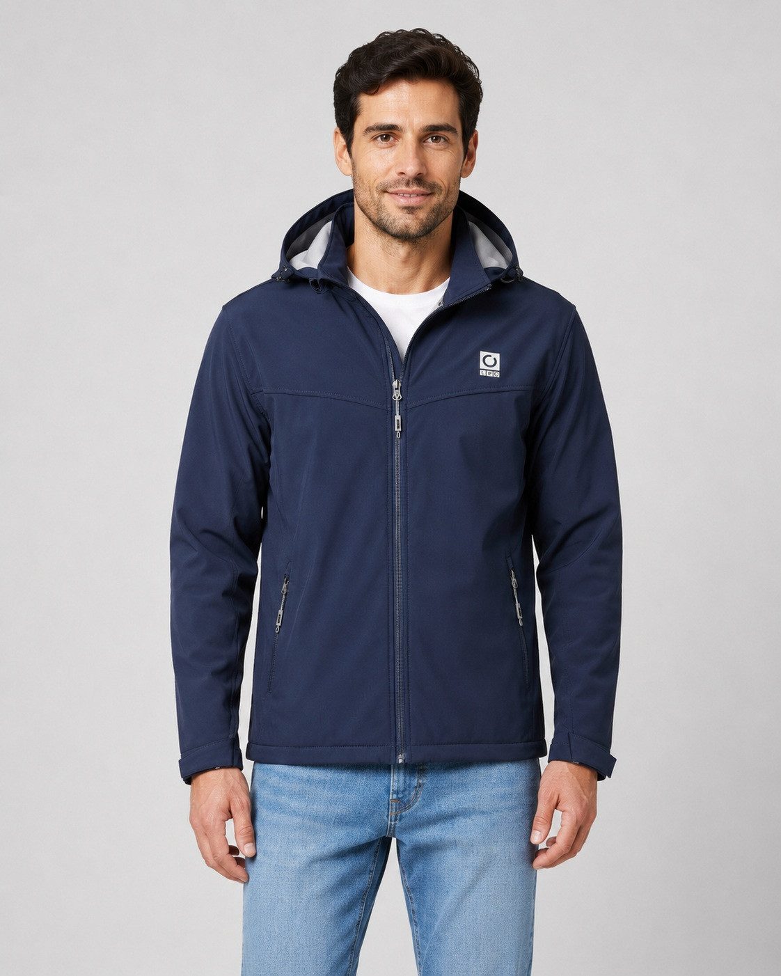 LPO Windbreaker Melwyn Active abnehmbare, verstellbare Kapuze
