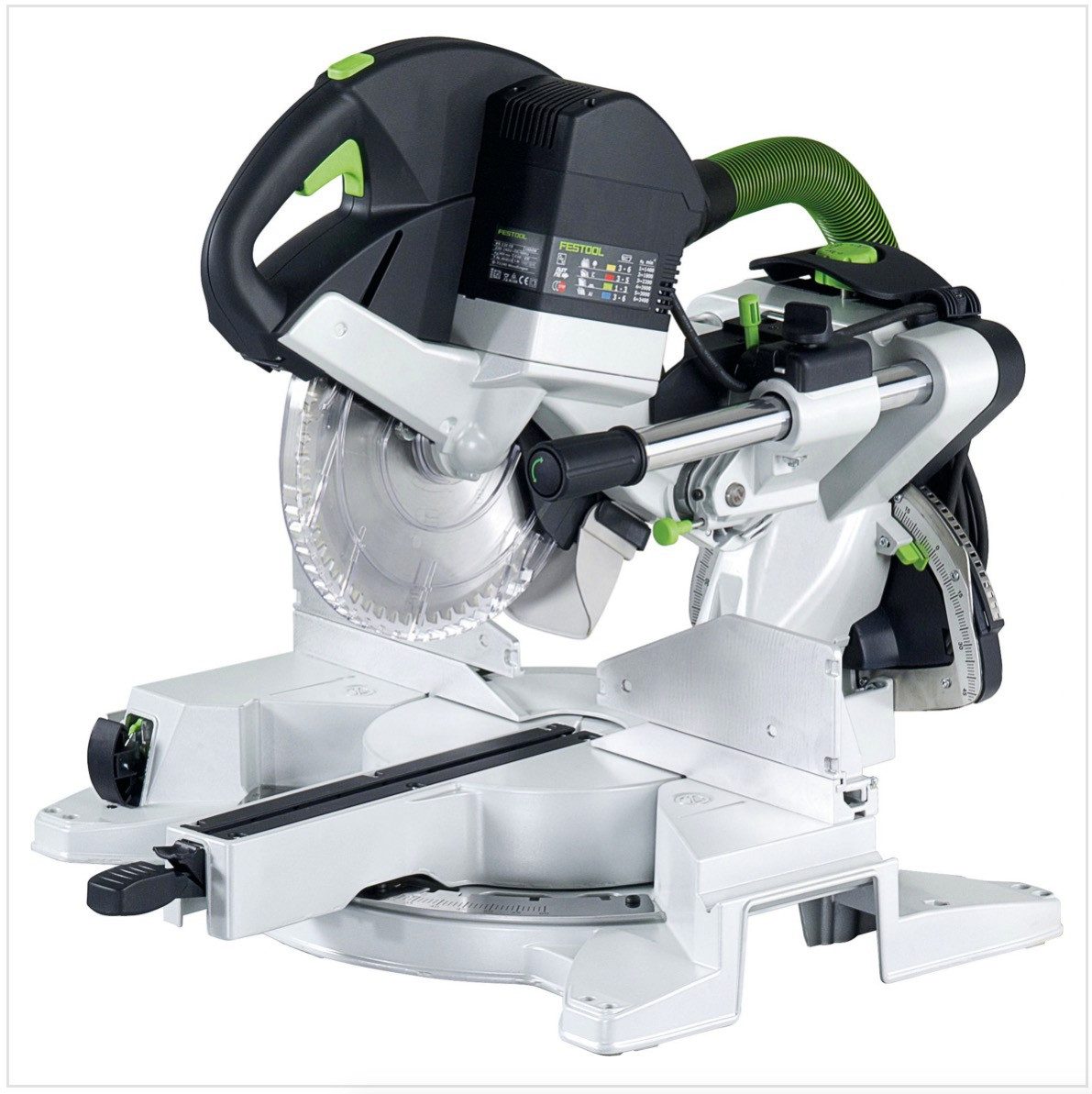 FESTOOL Kapp- und Gehrungssäge KS 120 EB KAPEX Kapp Zugsäge 1600W 260 mm (561283) + Sägeblatt HW