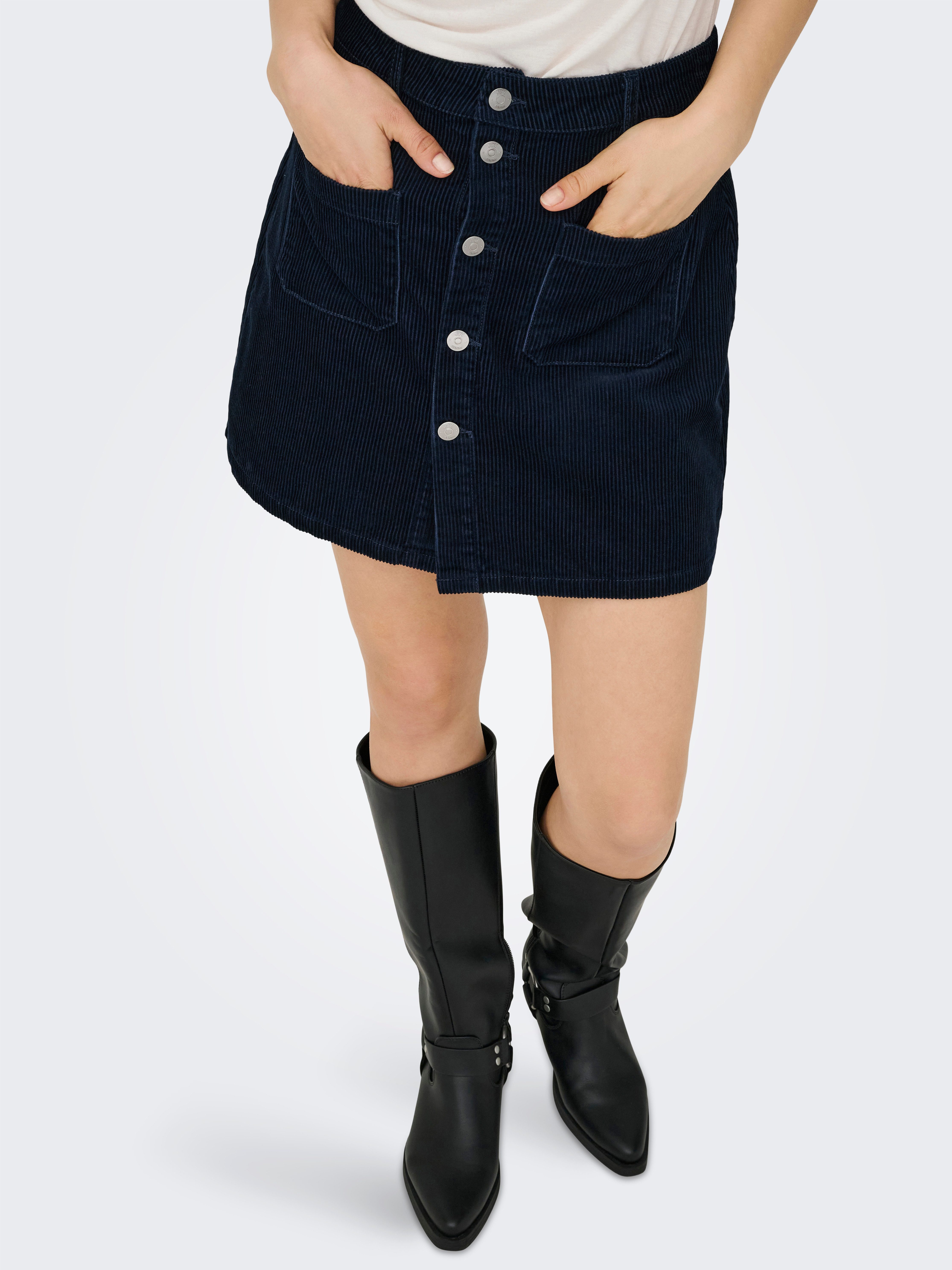 JDY Cordrock JDYSHIRAZ CORDUROY SKIRT PNT DIA günstig online kaufen