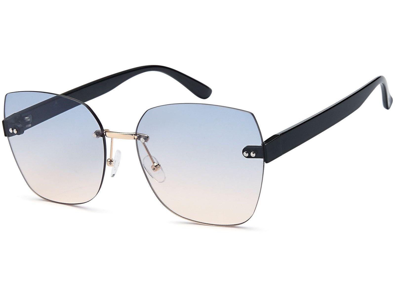styleBREAKER Sonnenbrille Rahmenlose Rechteckige Sonnenbrille (1-St) Gradient