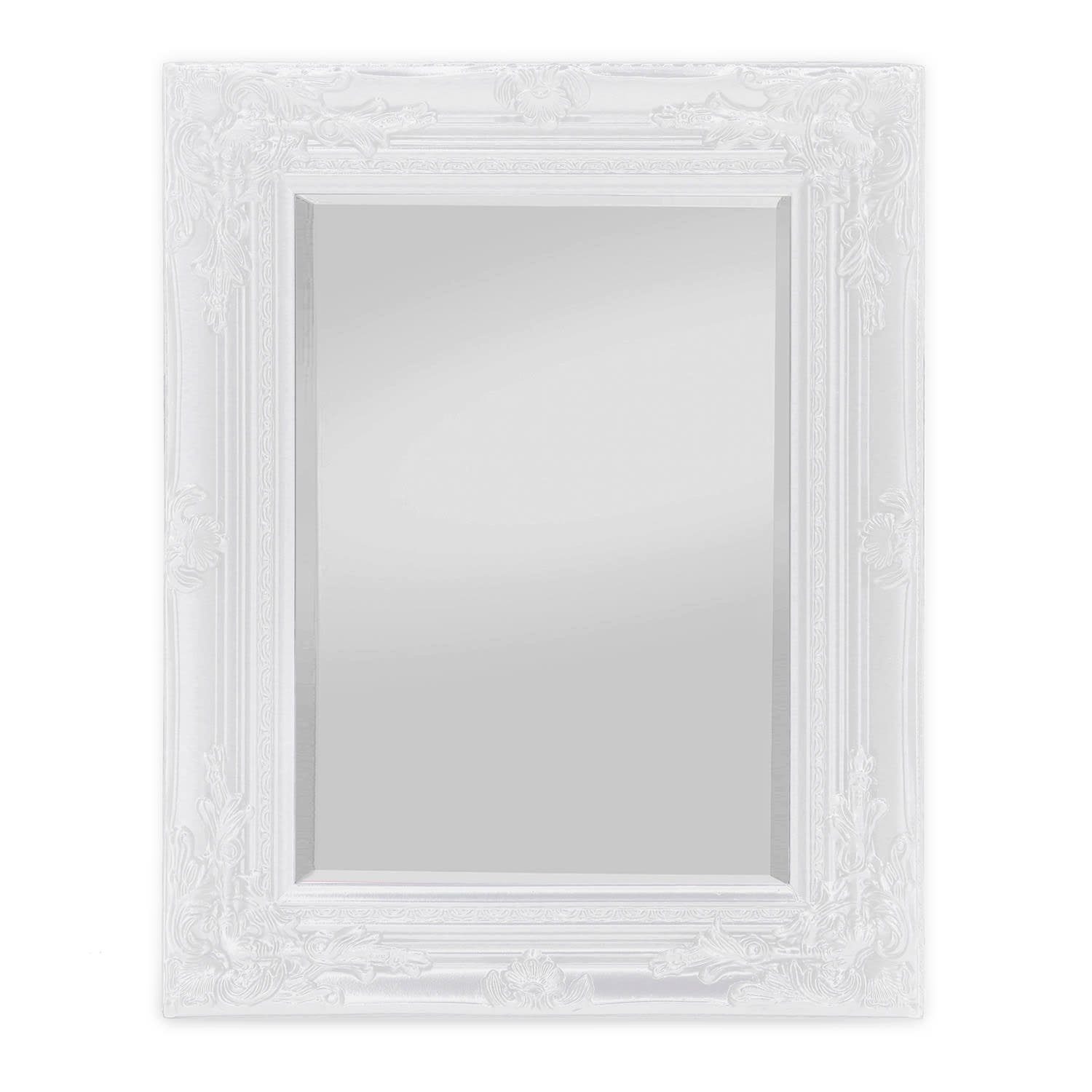 Casa Chic Spiegel Ipswich Wandspiegel 53 x 42 cm Weiß | Weiß