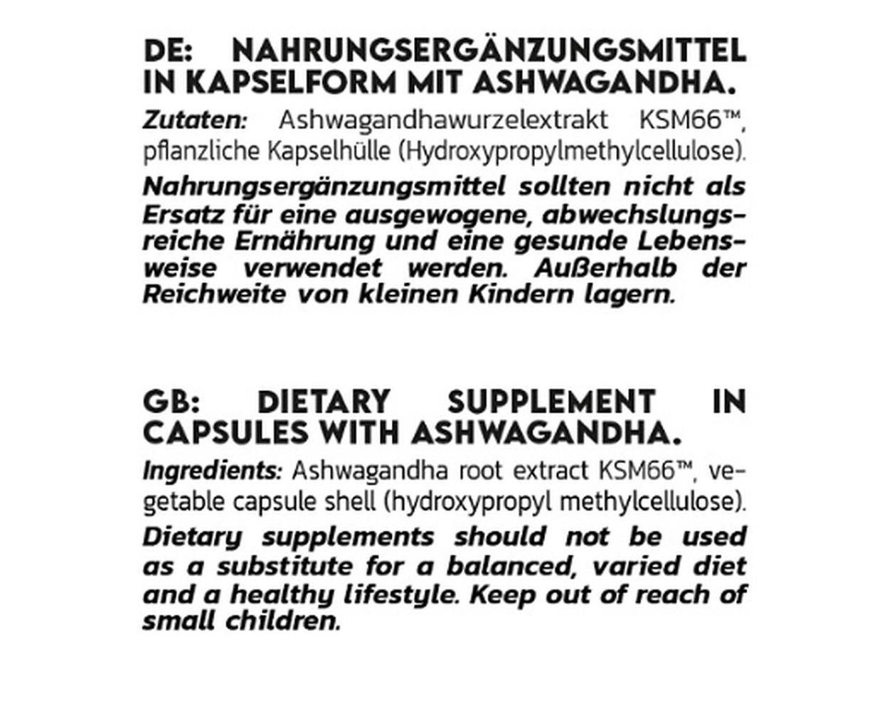 Inlead Nutrition GmbH & Co. KG INLEAD Ashwagandha KSM-66 120 Kapseln, 120 St.